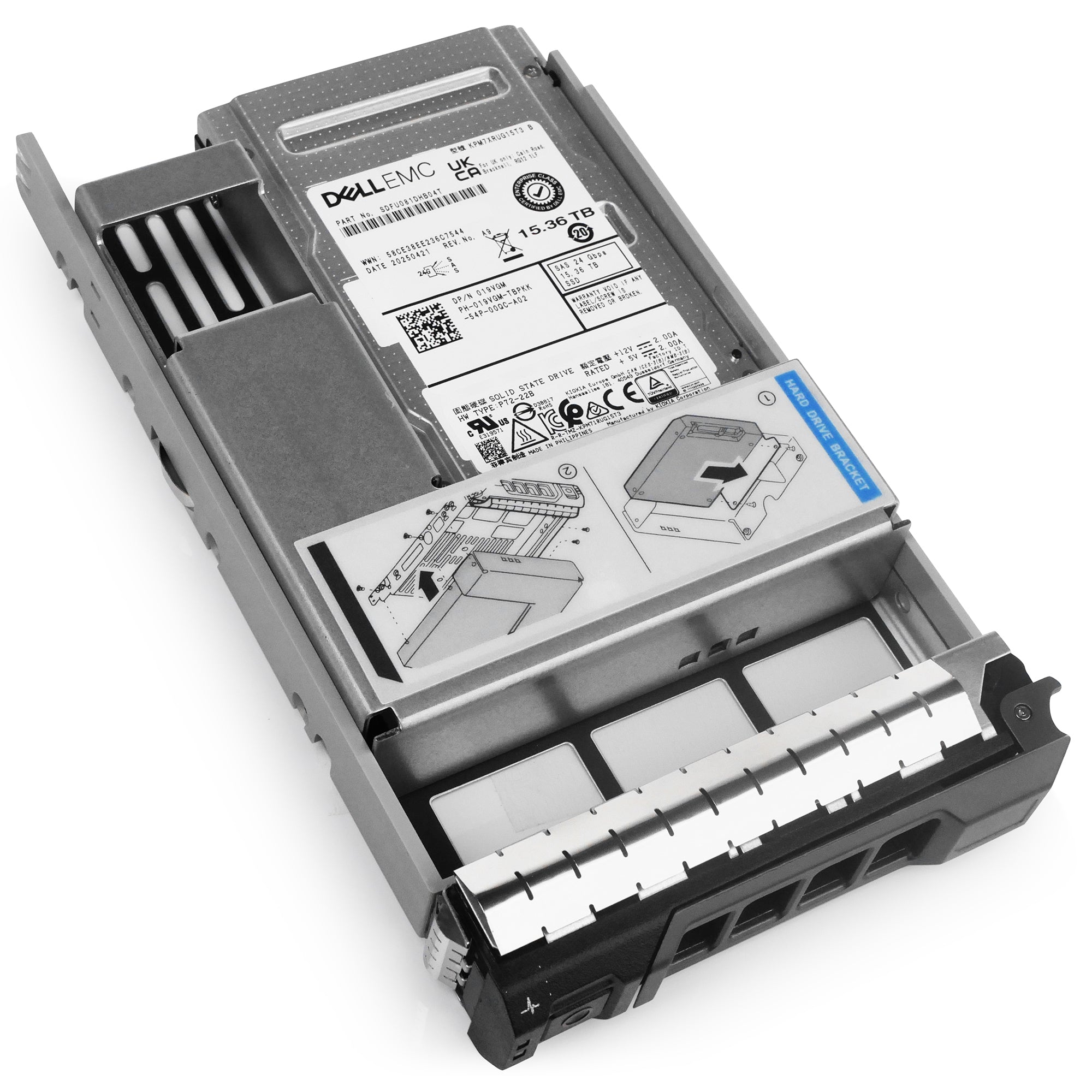 Dell G13 019VGM 15.36TB 1 DWPD SAS-4 24Gb/s 3D TLC Hybrid 3.5in SSD