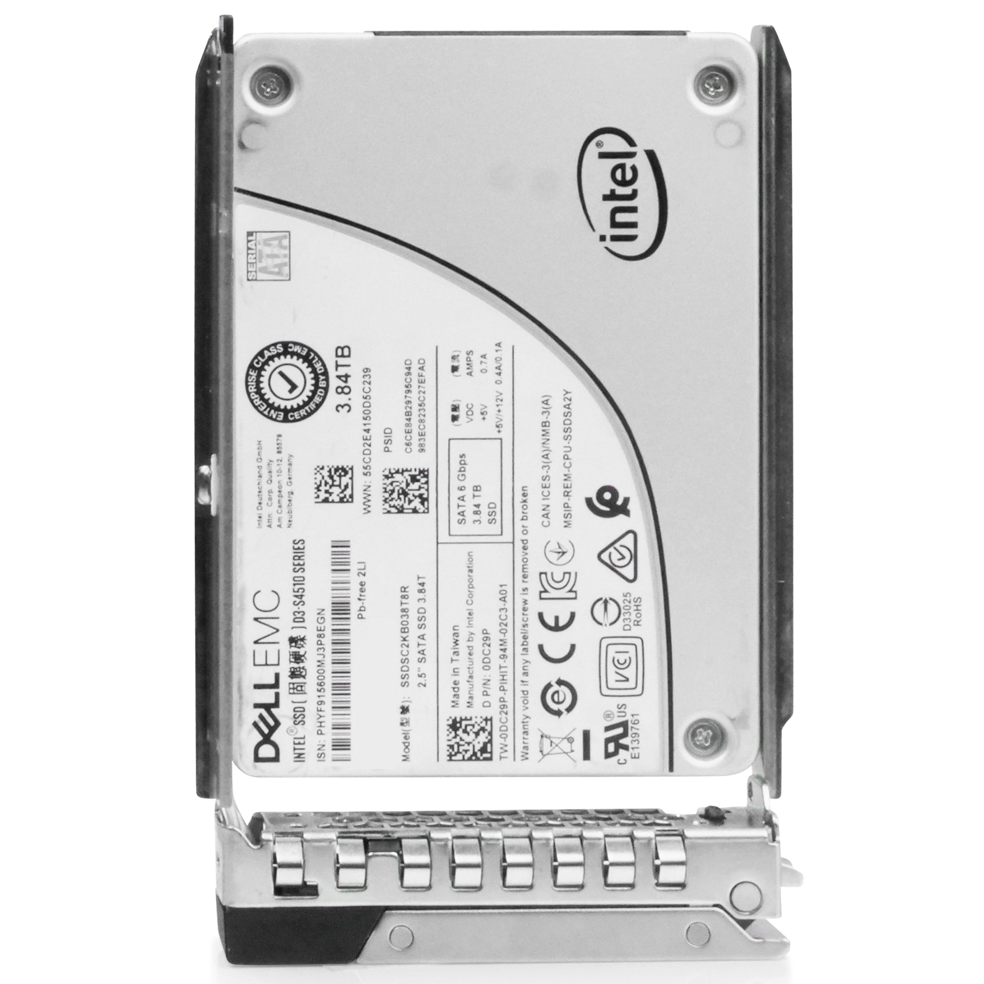 Dell G14 0DC29P 3.84TB SATA 6Gb/s 3D TLC 2.5in Refurbished SSD