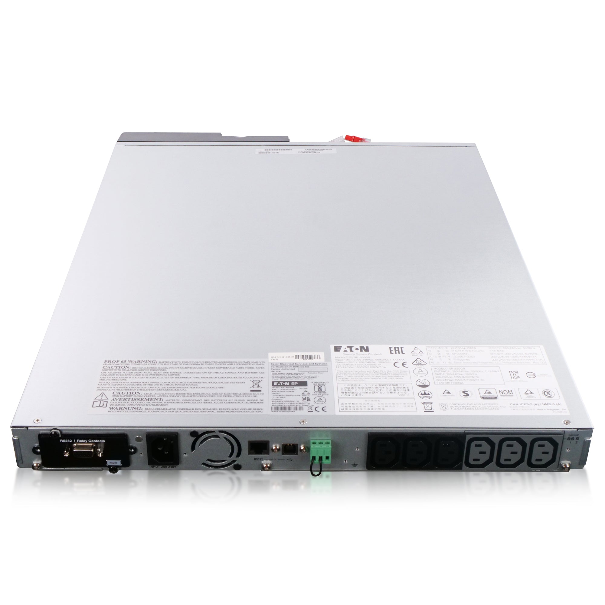 Eaton 5P 1U 208/240V 1550 VA/1100 W line-interactive Uninterruptible Power Supply (UPS) 5P1550GR