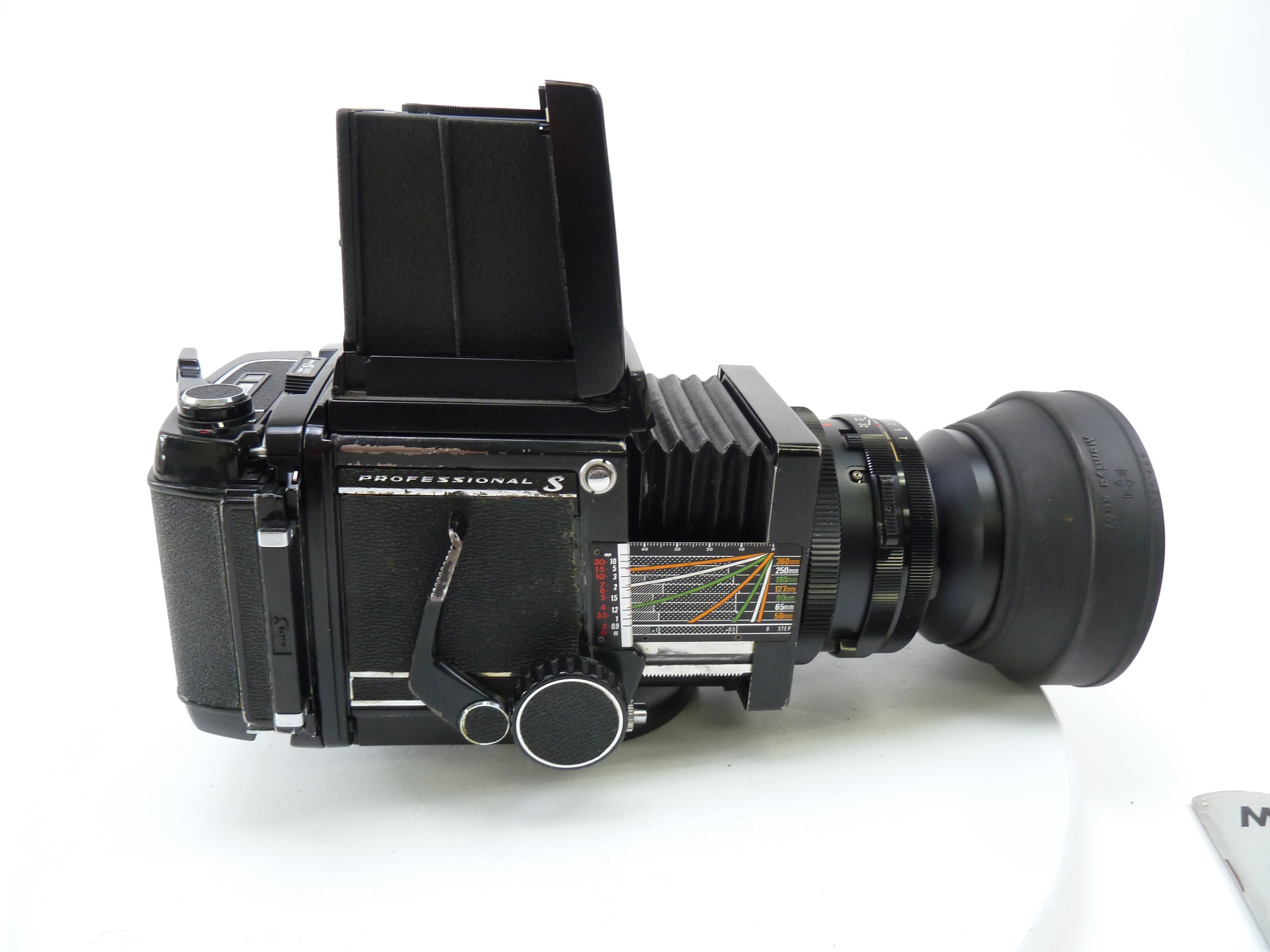 Mamiya RB67 Pro S Camera Outfit with 90MM F3.8 Lens, Pro S 120 Film Back, and WLF