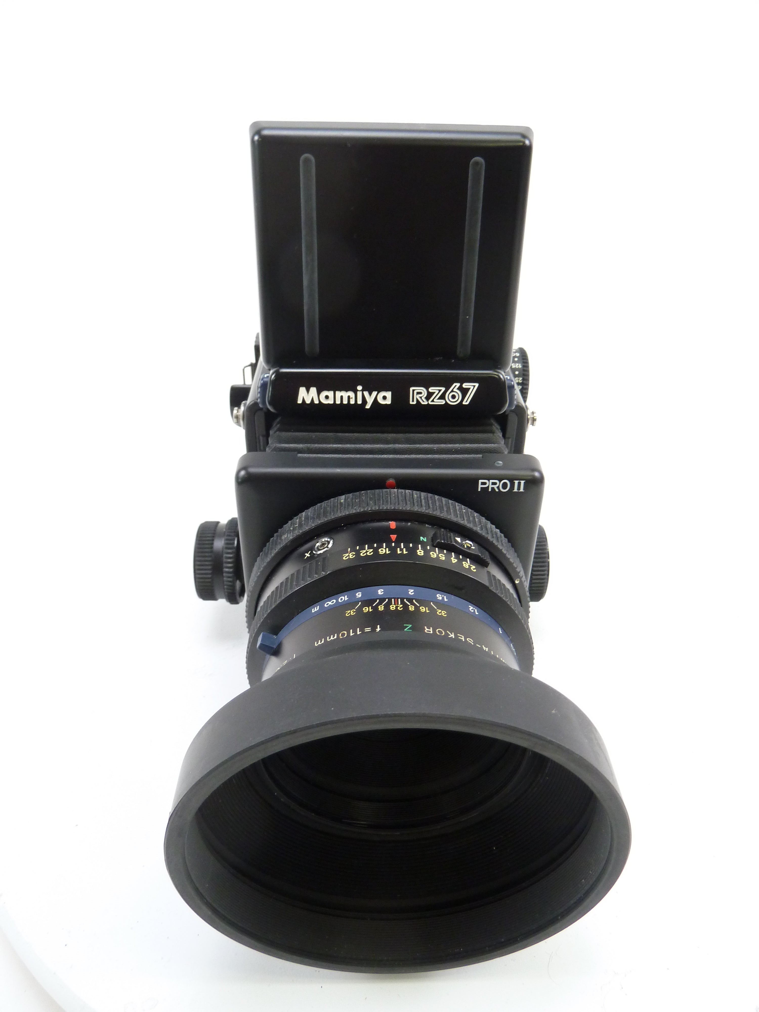 Mamiya RZ67 Pro II Camera Outfit with 110MM F2.8 W Lens, Pro II 120 Back, and WLF