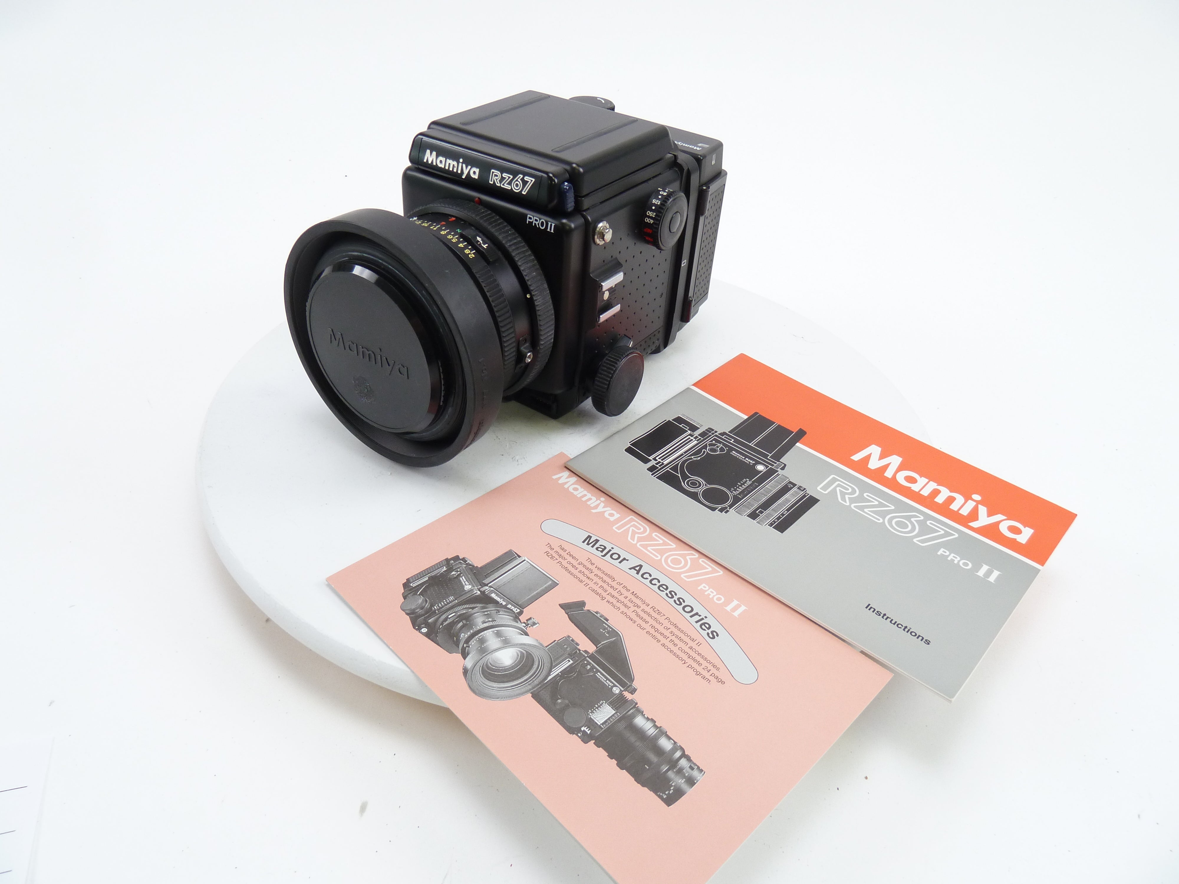 Mamiya RZ67 Pro II Camera Outfit with 110MM F2.8 W Lens, Pro II 120 Back, and WLF