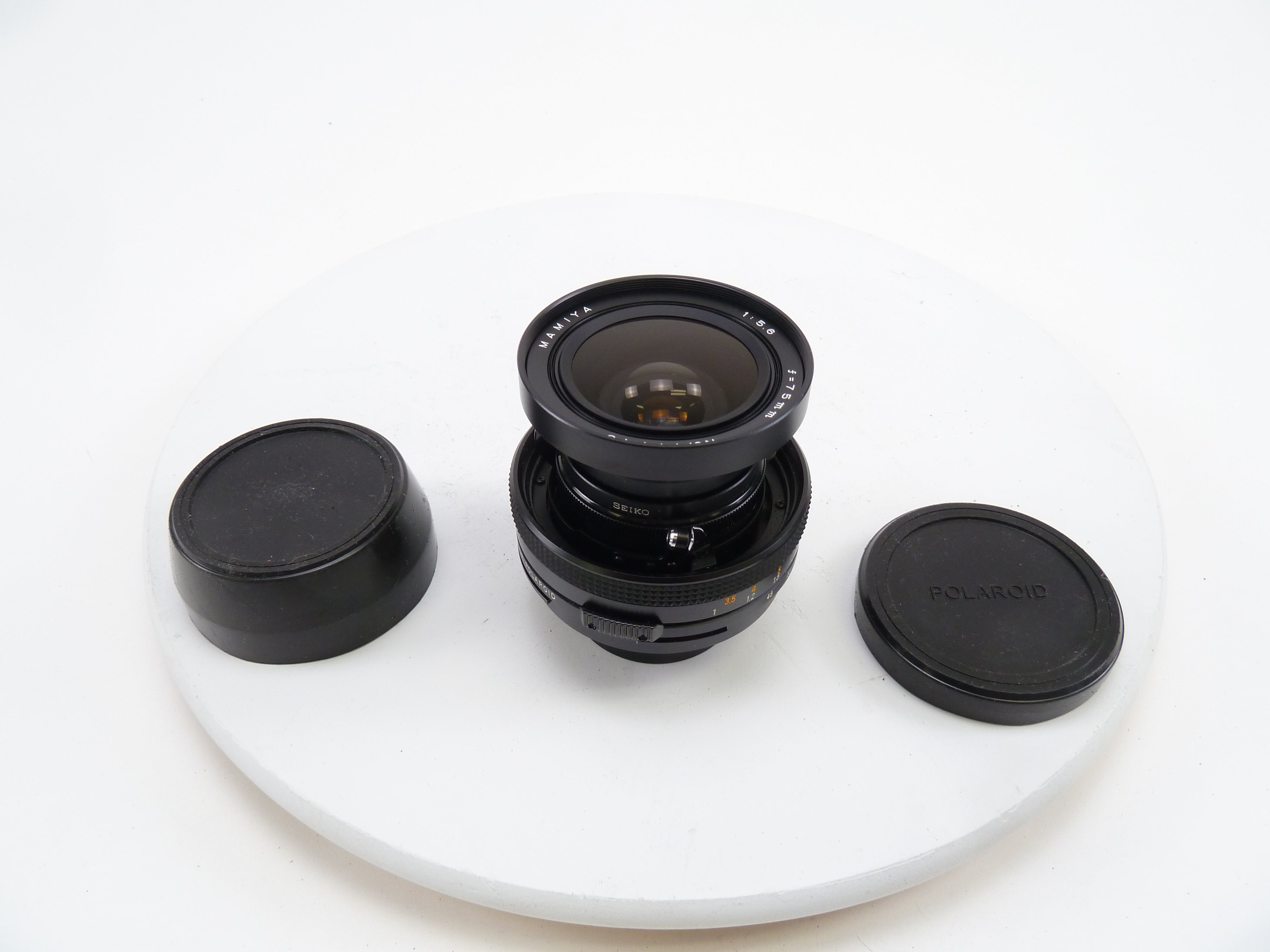 Polaroid 75MM f5.6 Lens for Mamiya Press Type Cameras