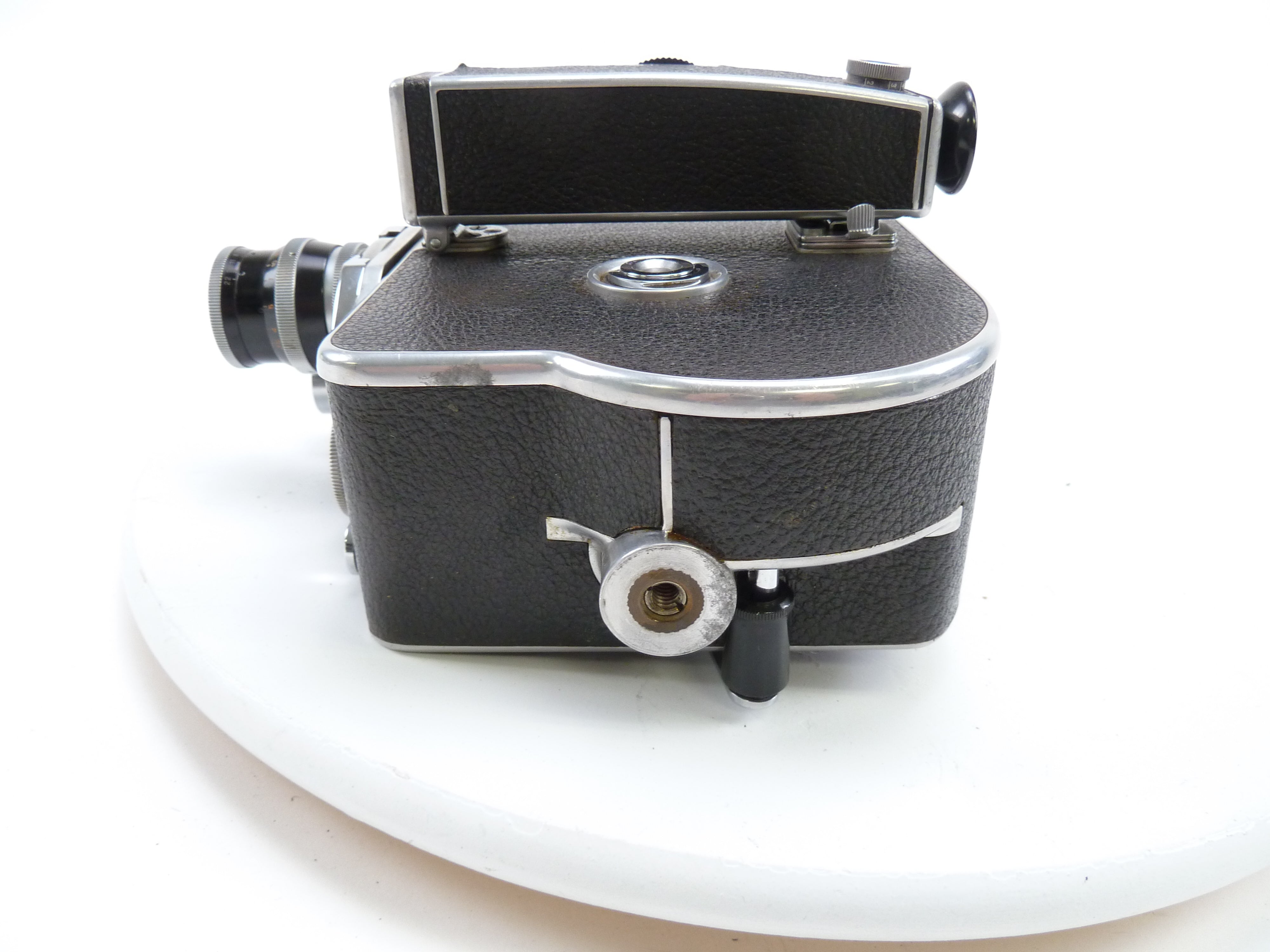 Bolex H16 Standard with 1" f2.5 Wollensak and Pizar 26MM f1.9 Lens