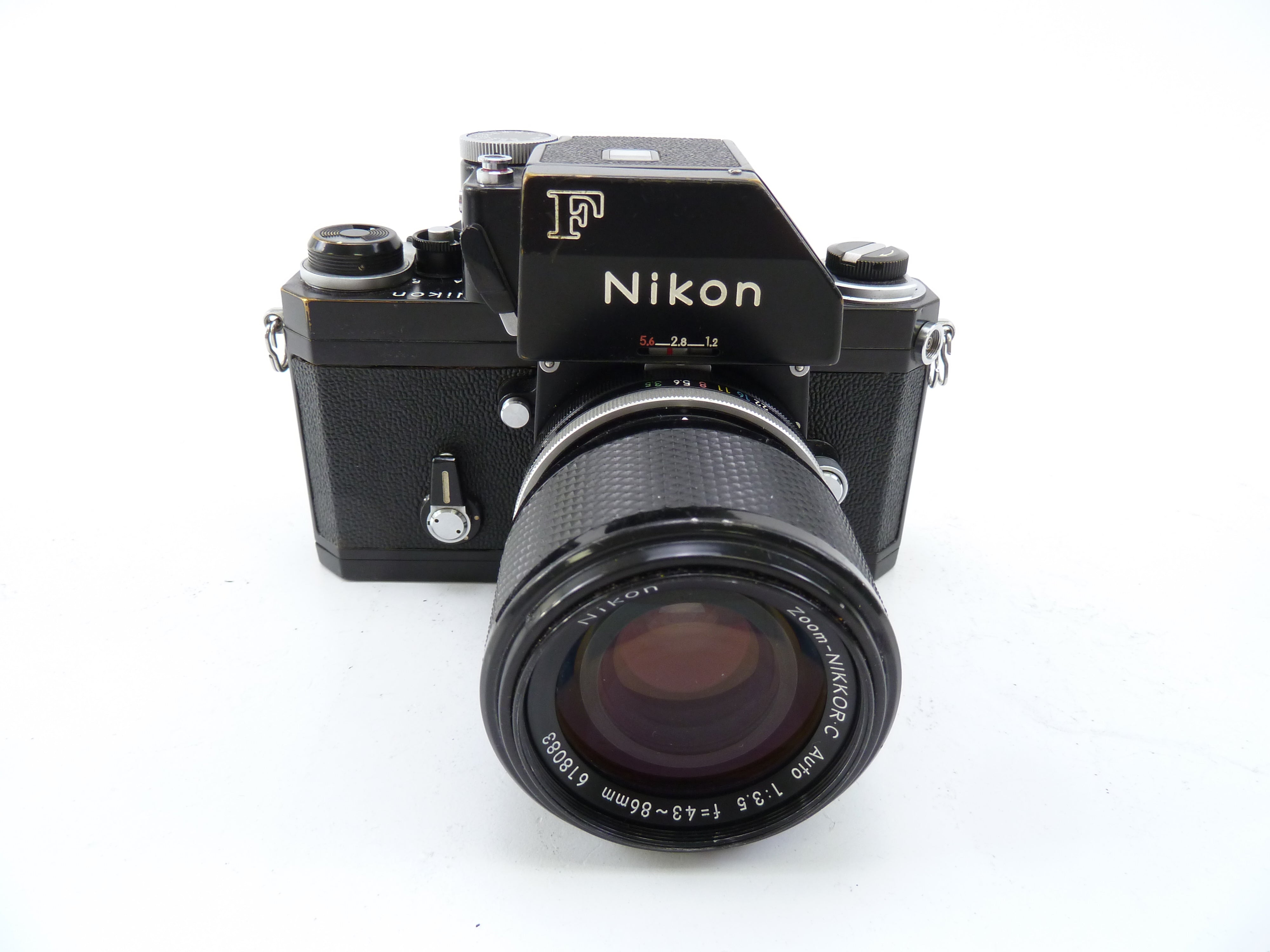 Nikon FTn Black Body with 43-86MM F3.5 Zoom Lens
