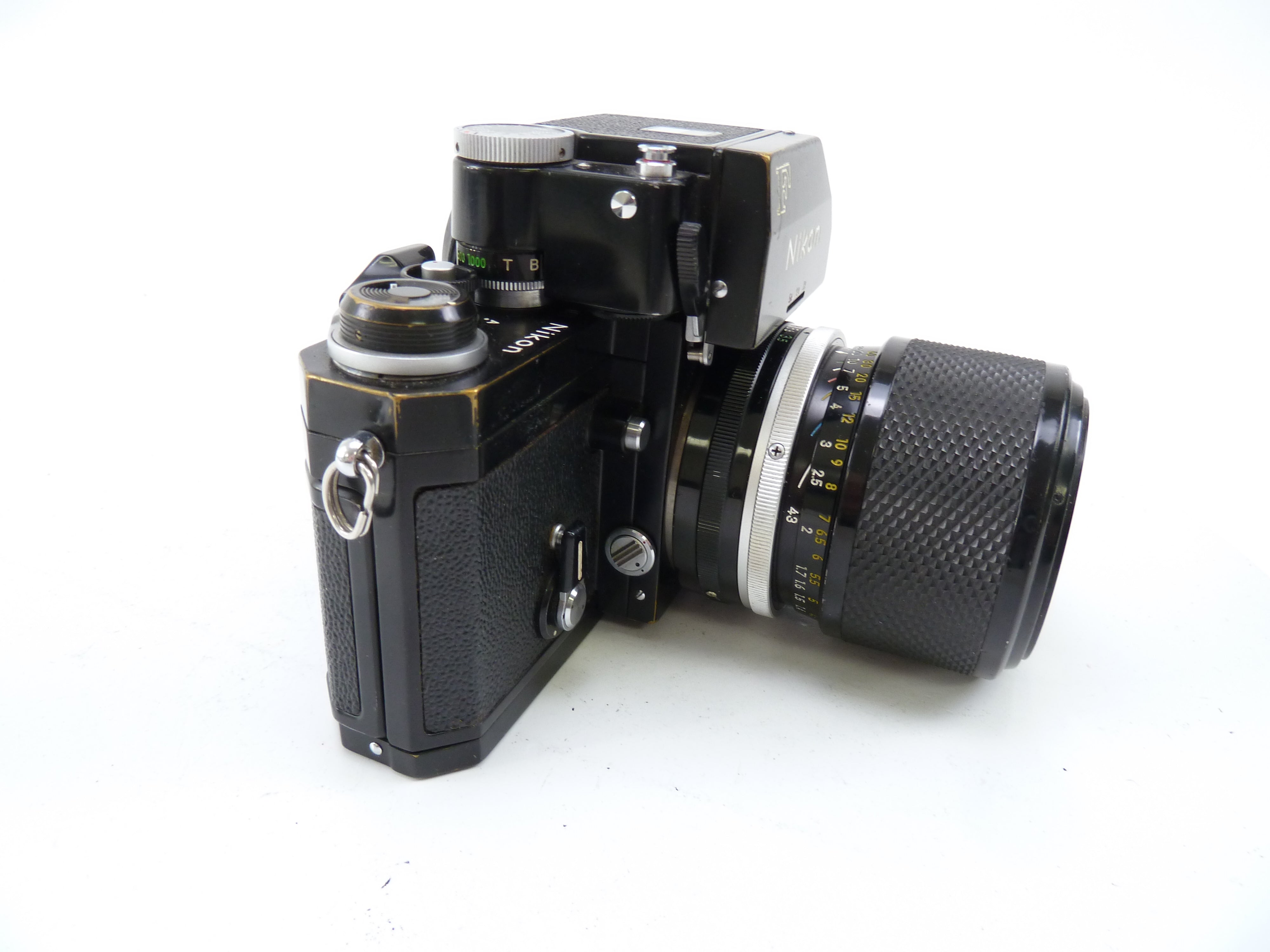 Nikon FTn Black Body with 43-86MM F3.5 Zoom Lens