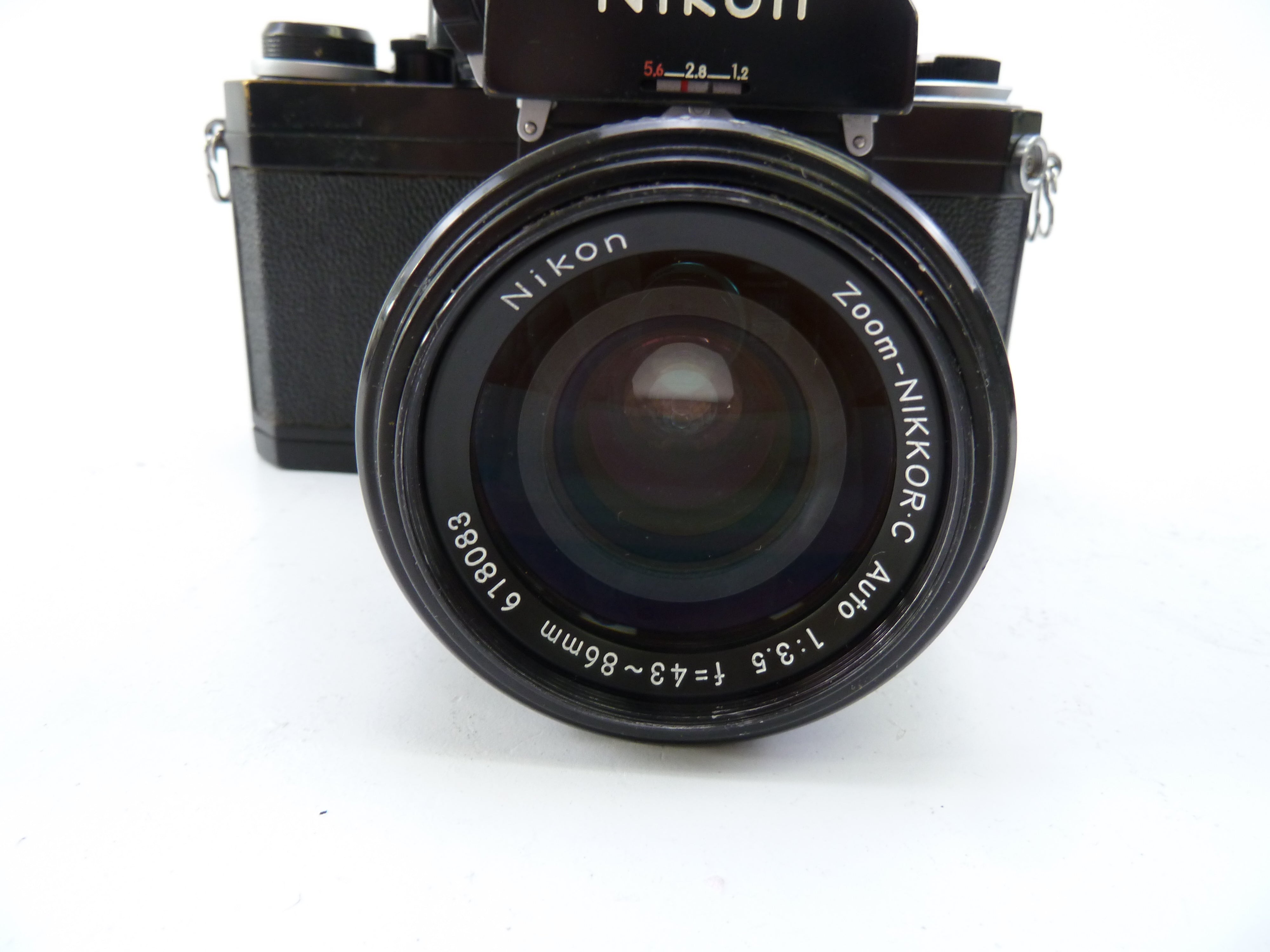 Nikon FTn Black Body with 43-86MM F3.5 Zoom Lens