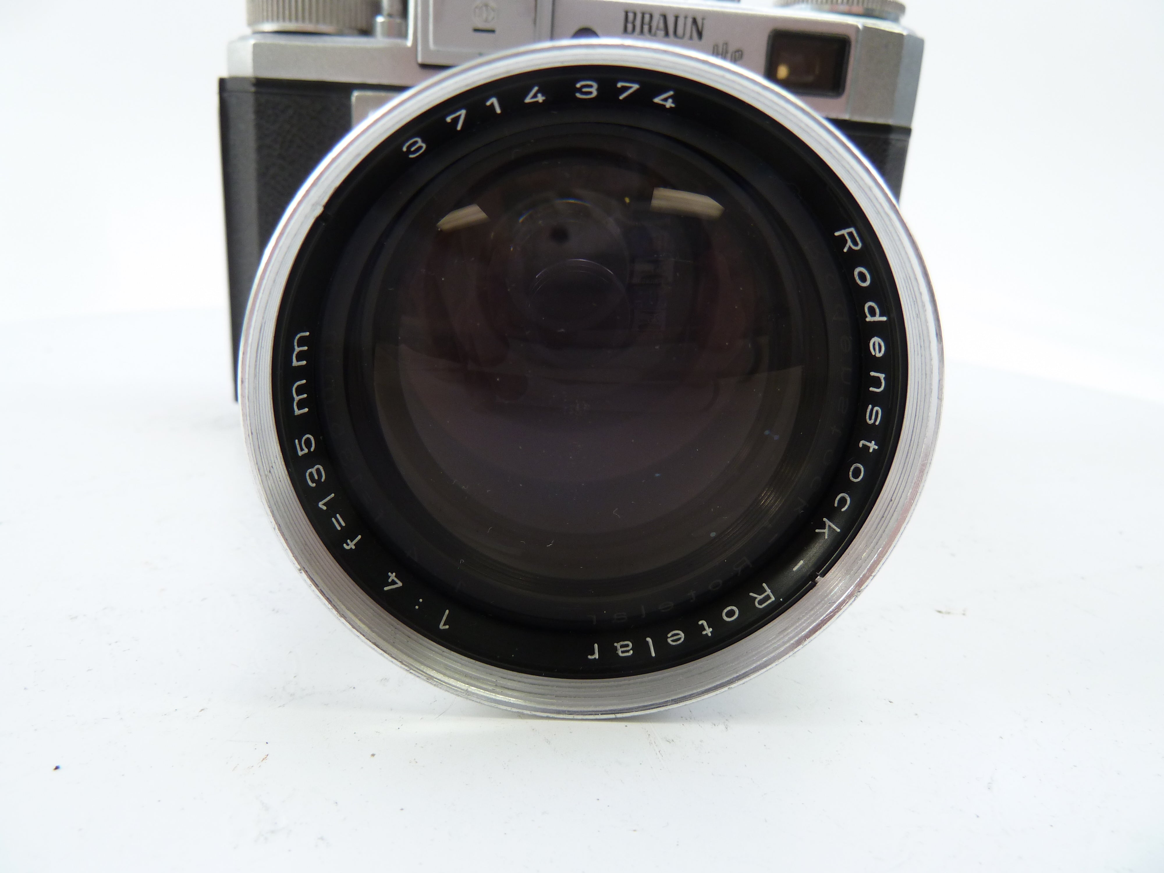 Braun Colorette 35MM Camera with Rodenstock Rotelar 135MM f4 Lens AS IS
