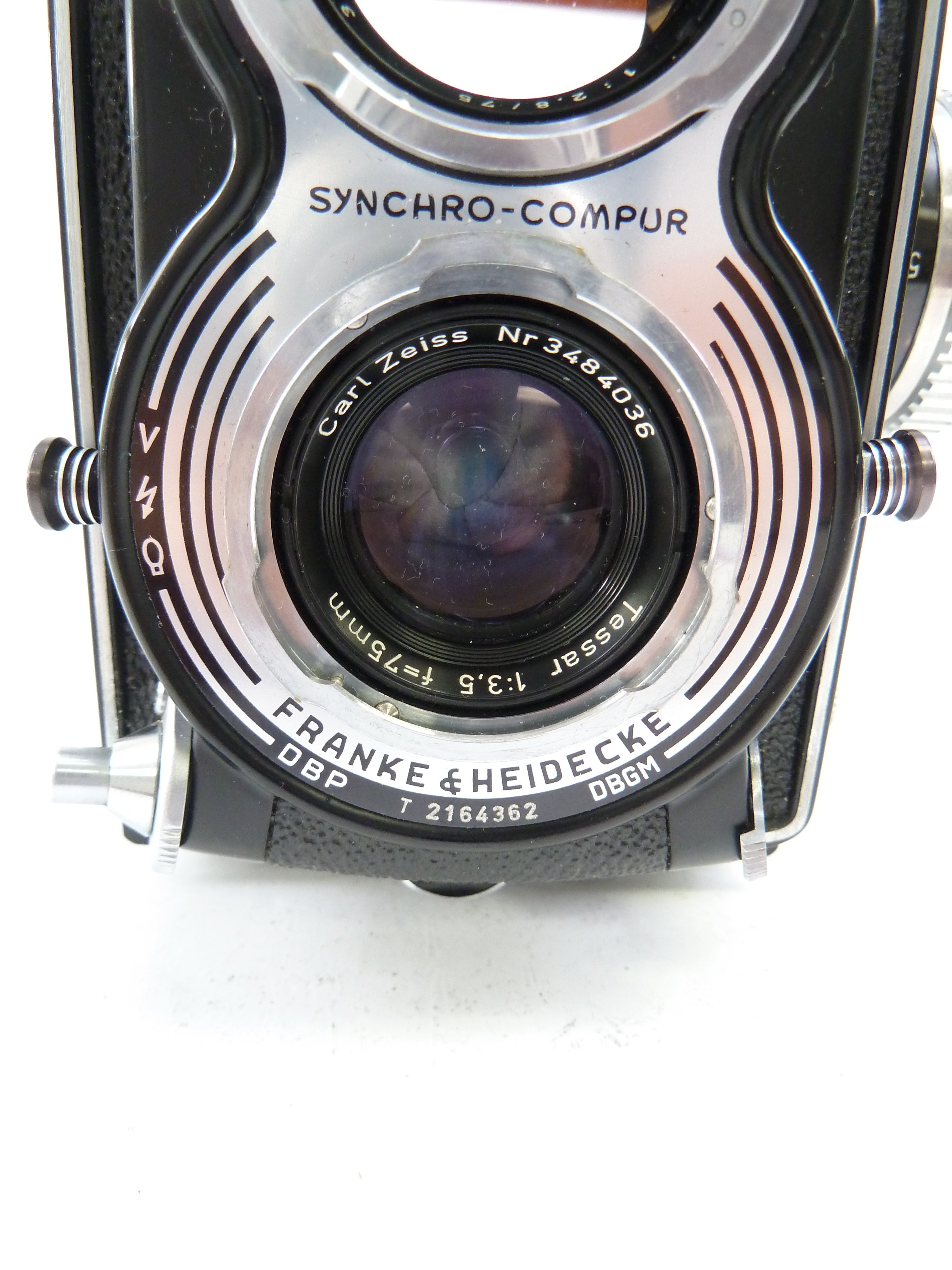 Rolleiflex T type 2 Twin Lens Reflex Camera with Tessar 75MM F3.5 Lens