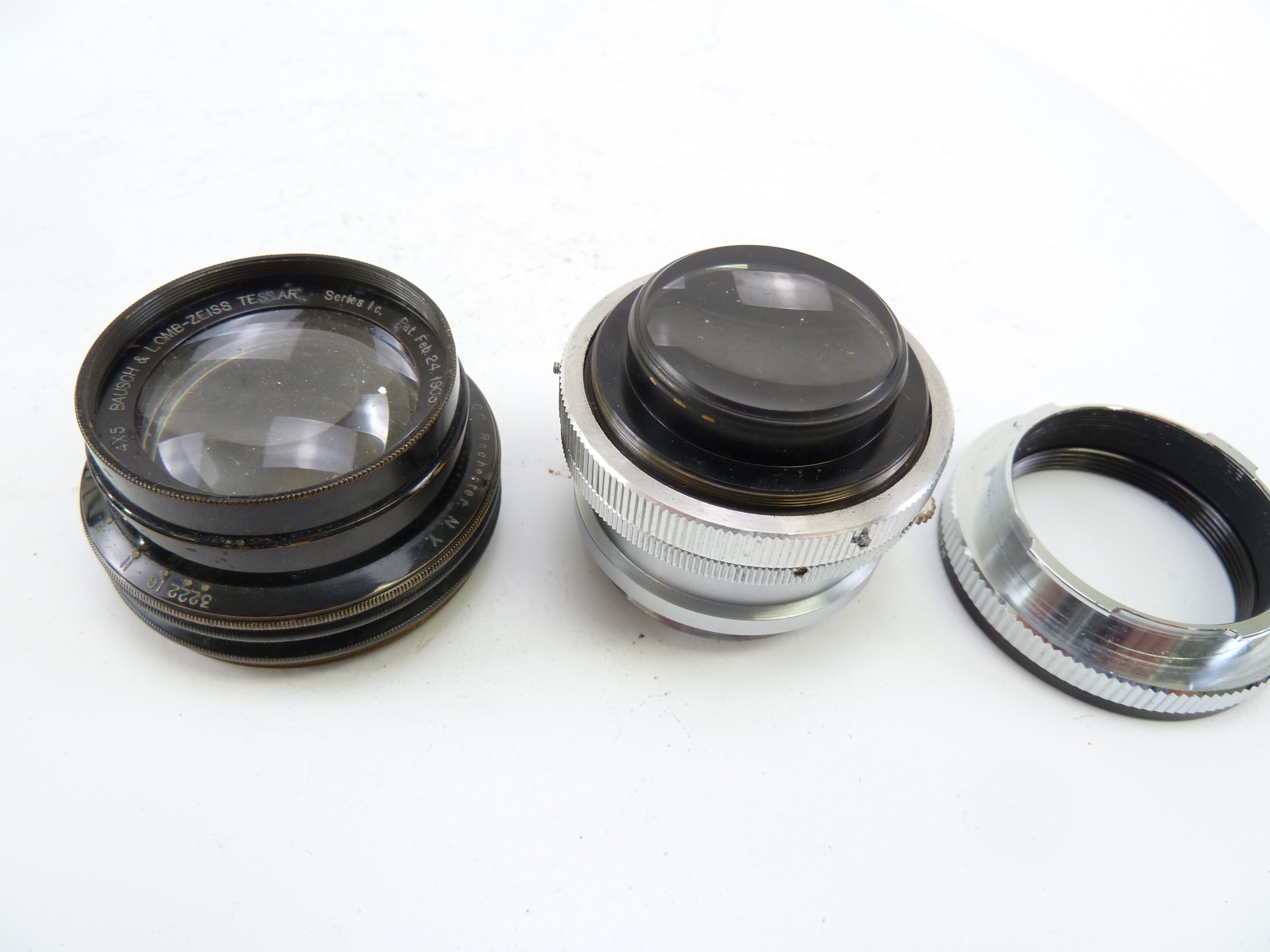 Bausch & Lomb 4X5 Zeiss Tessar Series 1c Lens with L39-LM Adapter included 1903