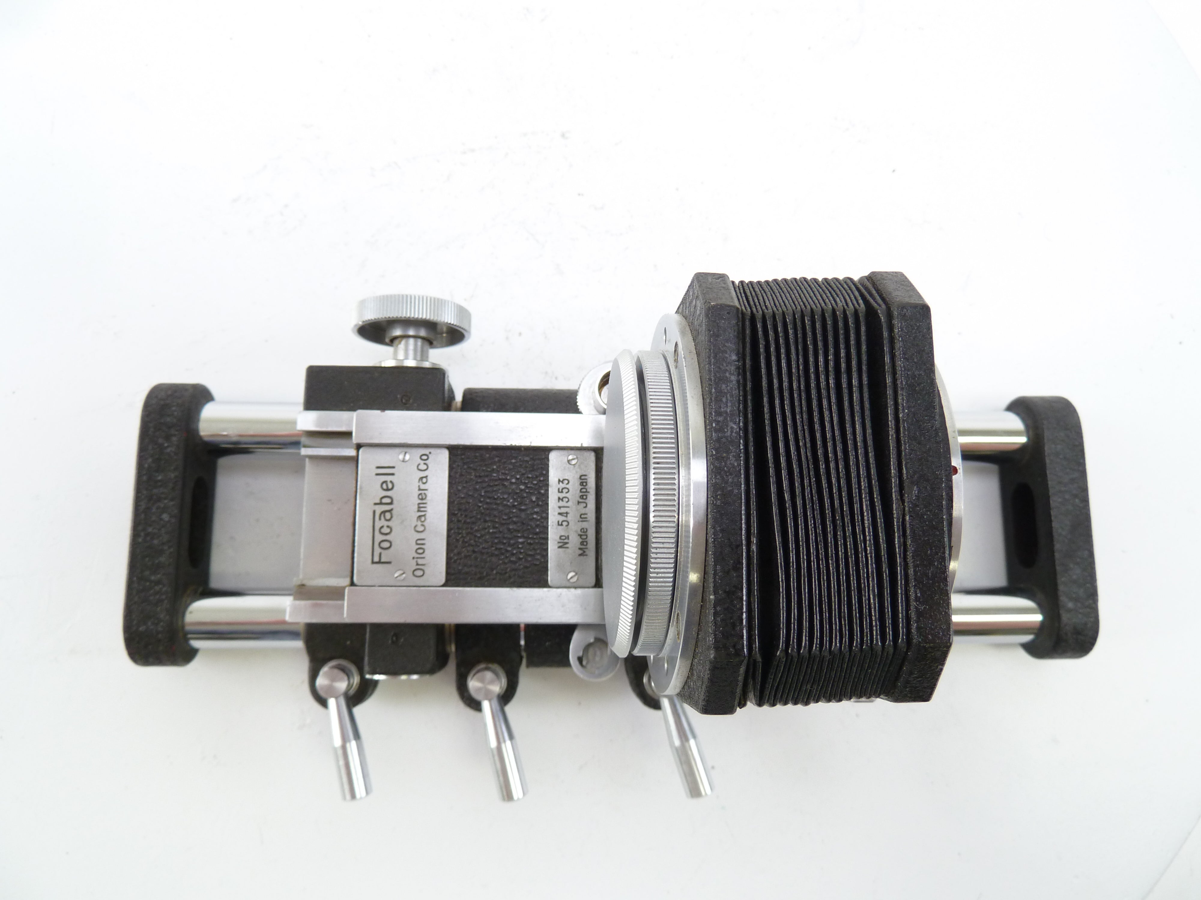 Focalbell bellows with rail system for L39 Lens to Leica M Mount by Orion Camera