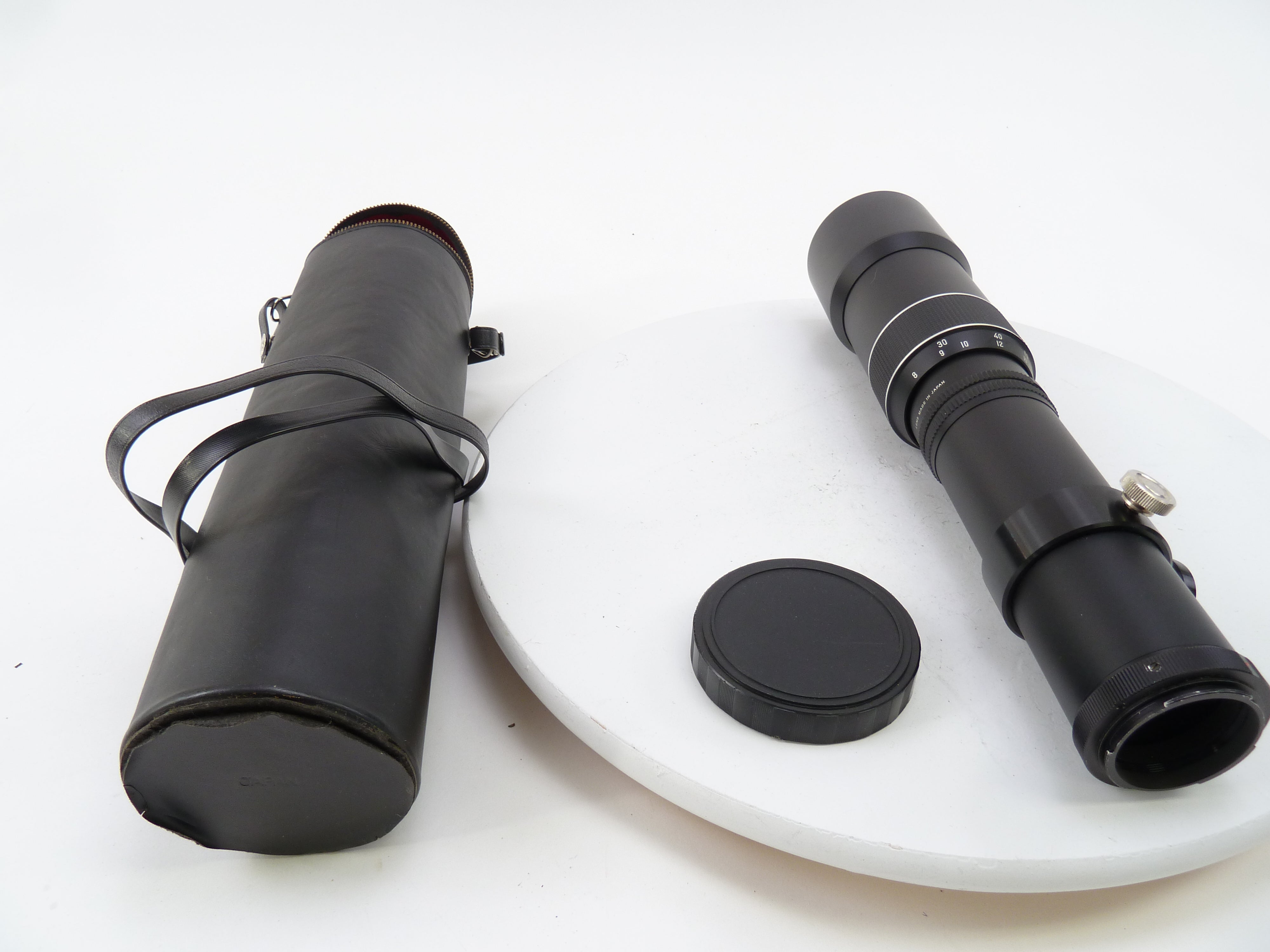 Caspeco 400MM F6.3 Telephoto Lens in T-Mount with Nikon F T mount included