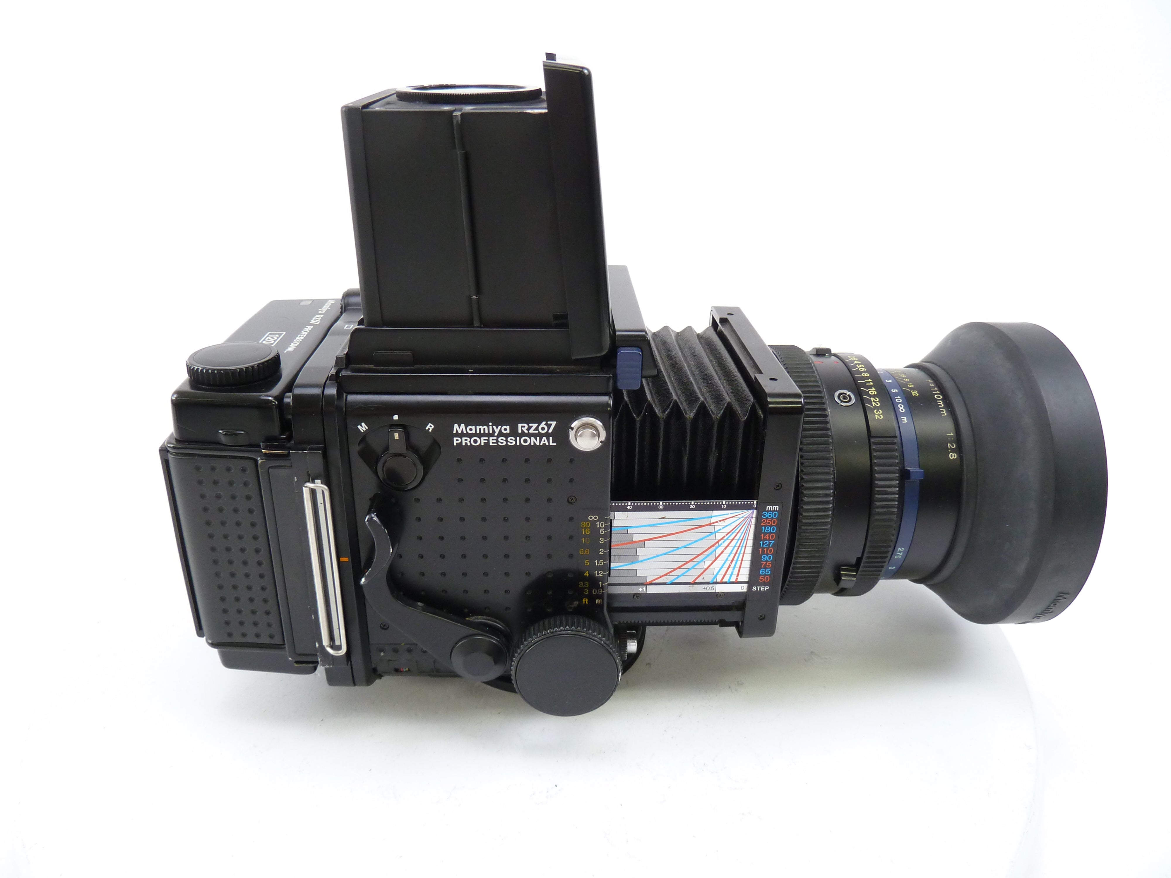 Mamiya RZ67 Pro Kit with 110MM F2.8 Lens, Pro 120 Film Back, and WLF
