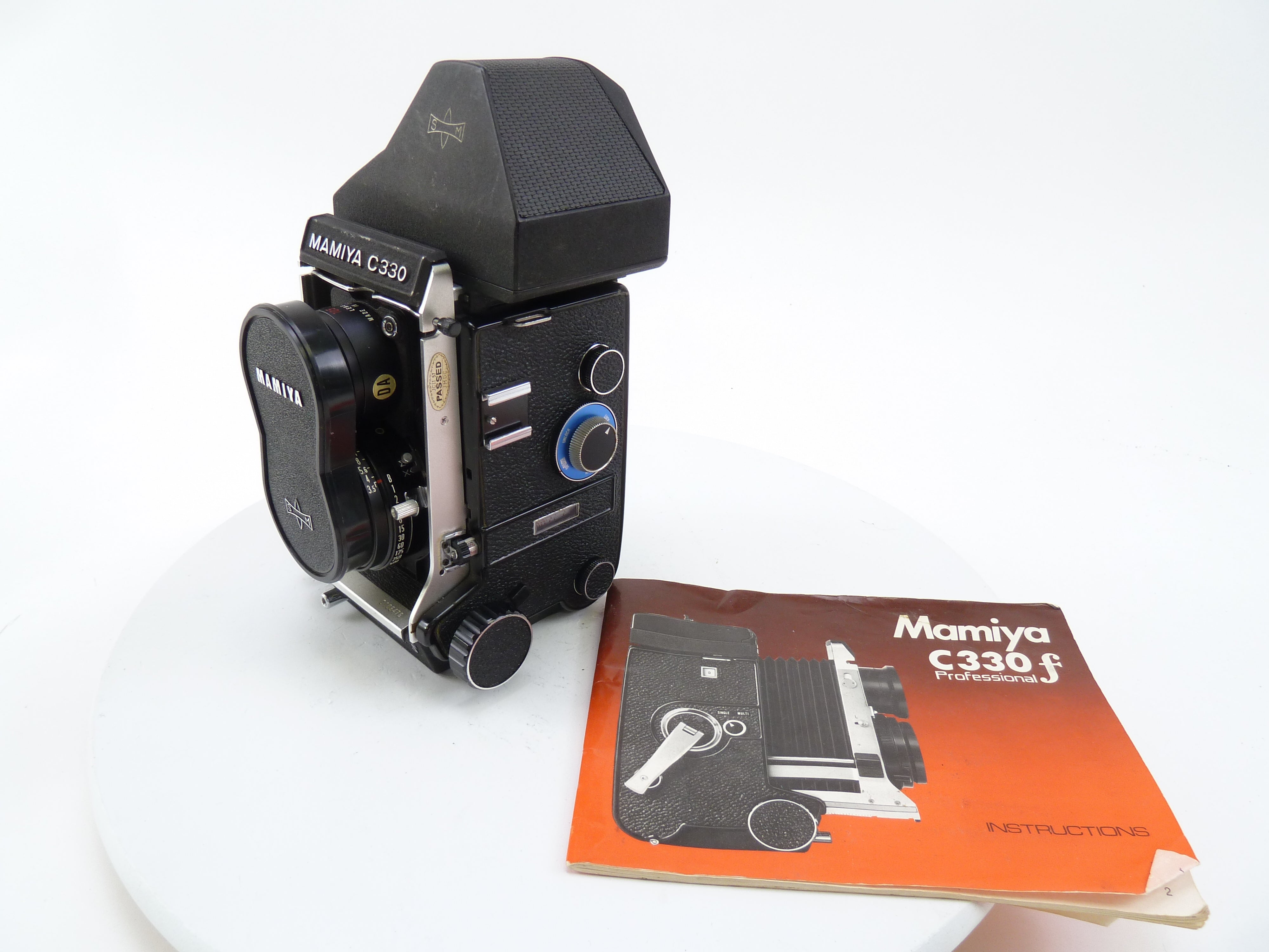 Mamiya C330F Camera Outfit with 105MM F3.5D Lens and Poro Finder