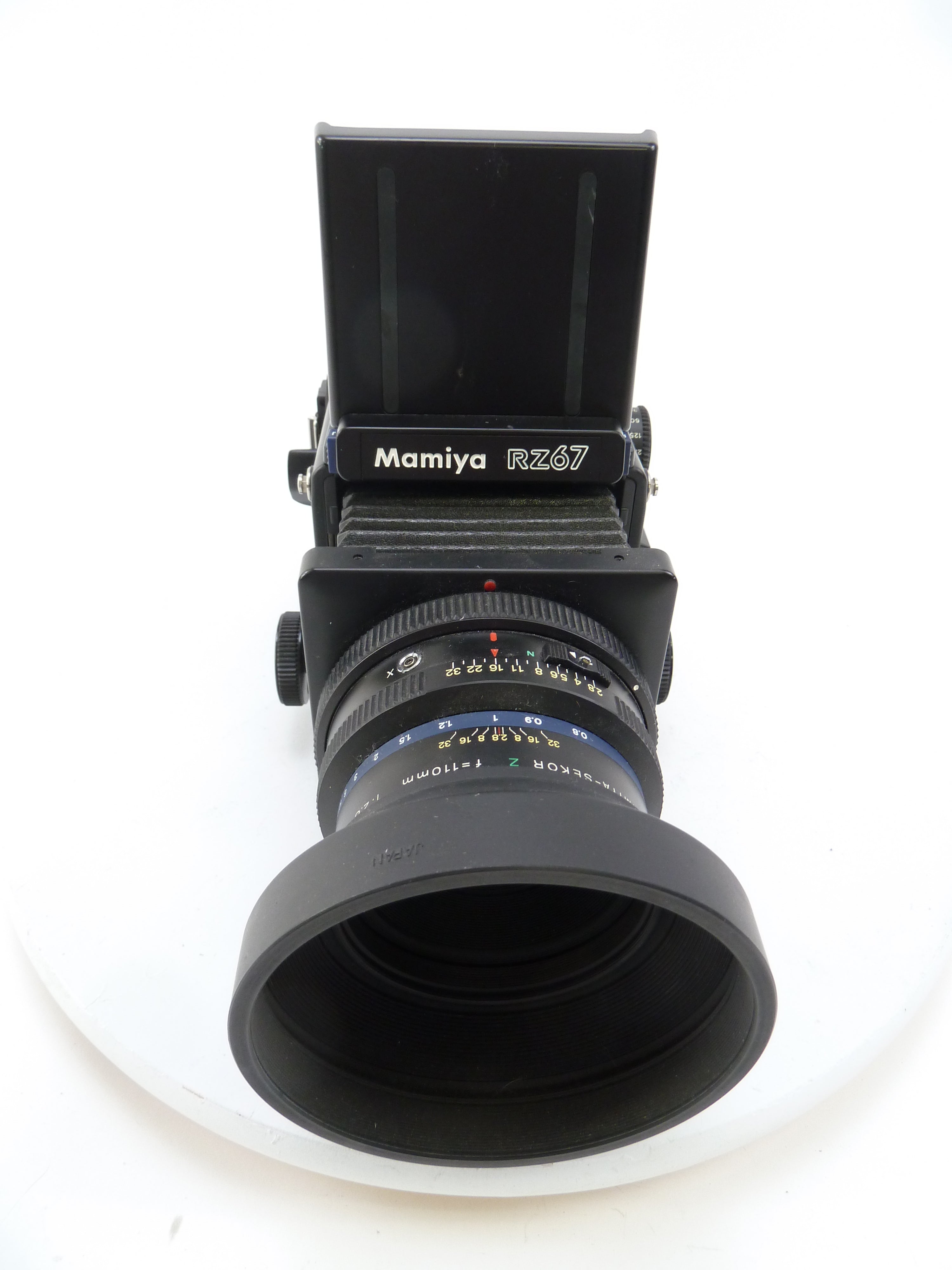 Mamiya RZ67 Camera Outfit with 110MM f2.8 W Lens, Pro 120 Back, and WLF