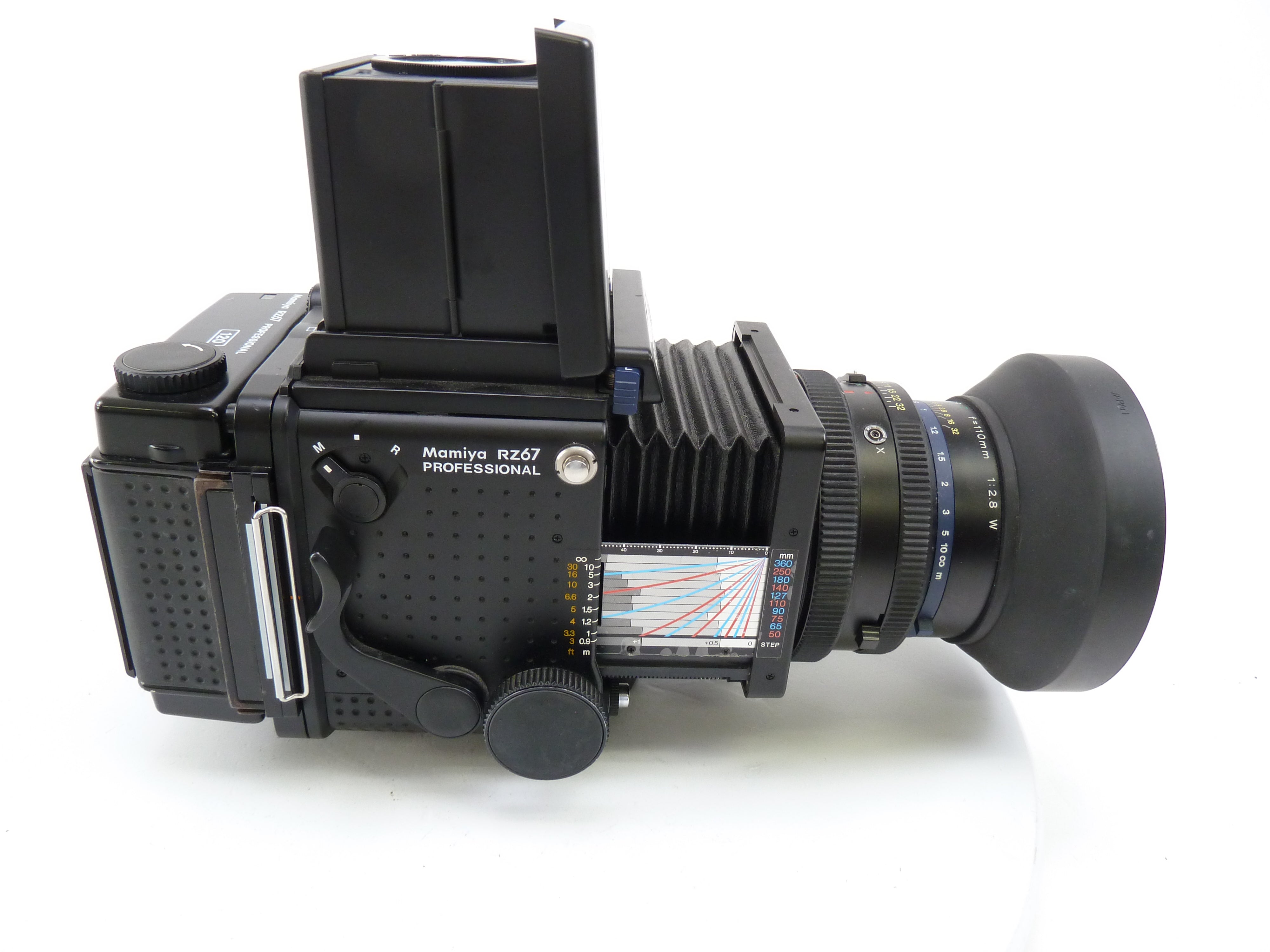 Mamiya RZ67 Camera Outfit with 110MM f2.8 W Lens, Pro 120 Back, and WLF