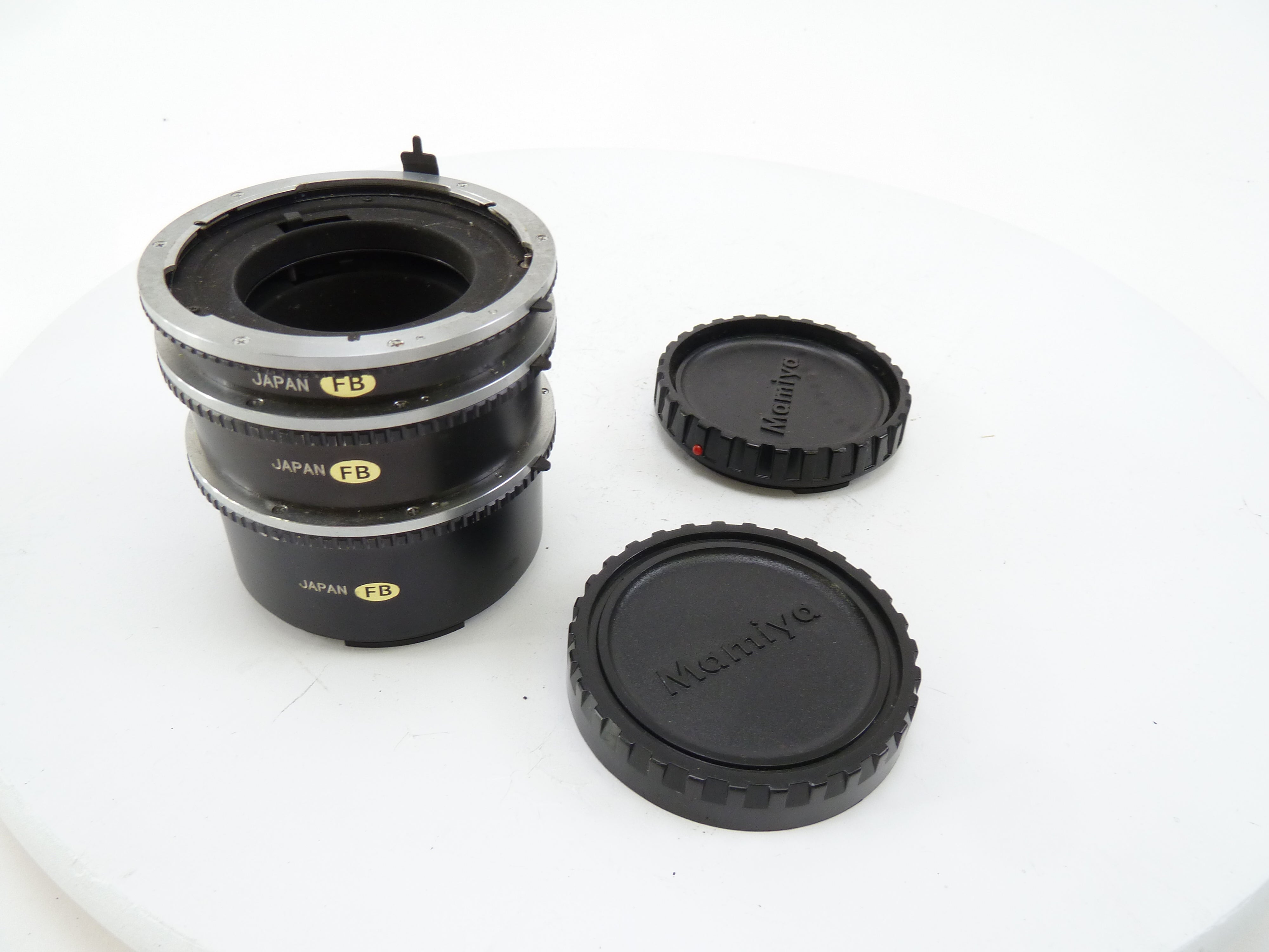 Mamiya 645 Pro Auto Extension Tube Set 1, 2, and 3
