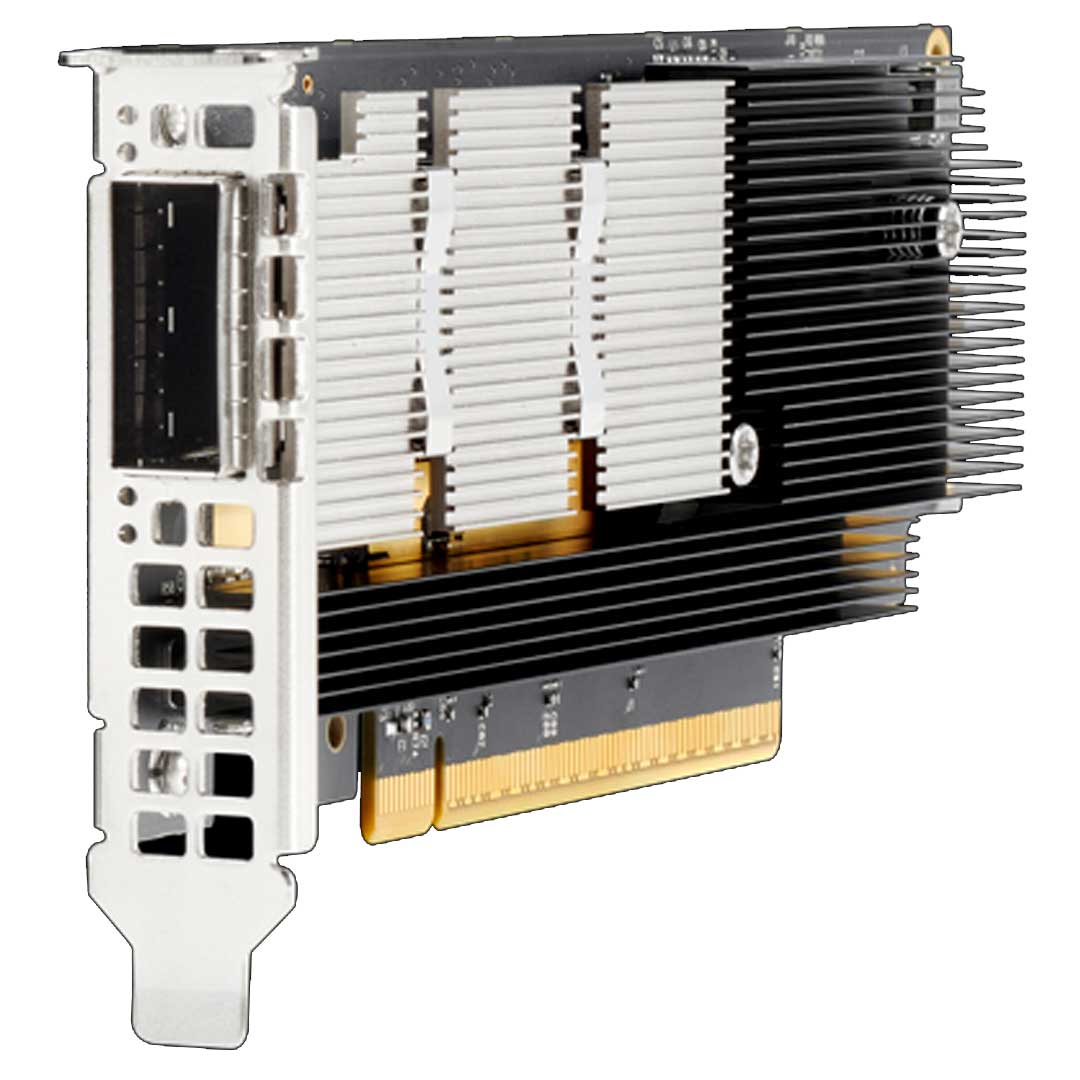 HPE InfiniBand NDR200 Single Port OSFP MCX75310AAS-HEAT Adapter | P45642-H23