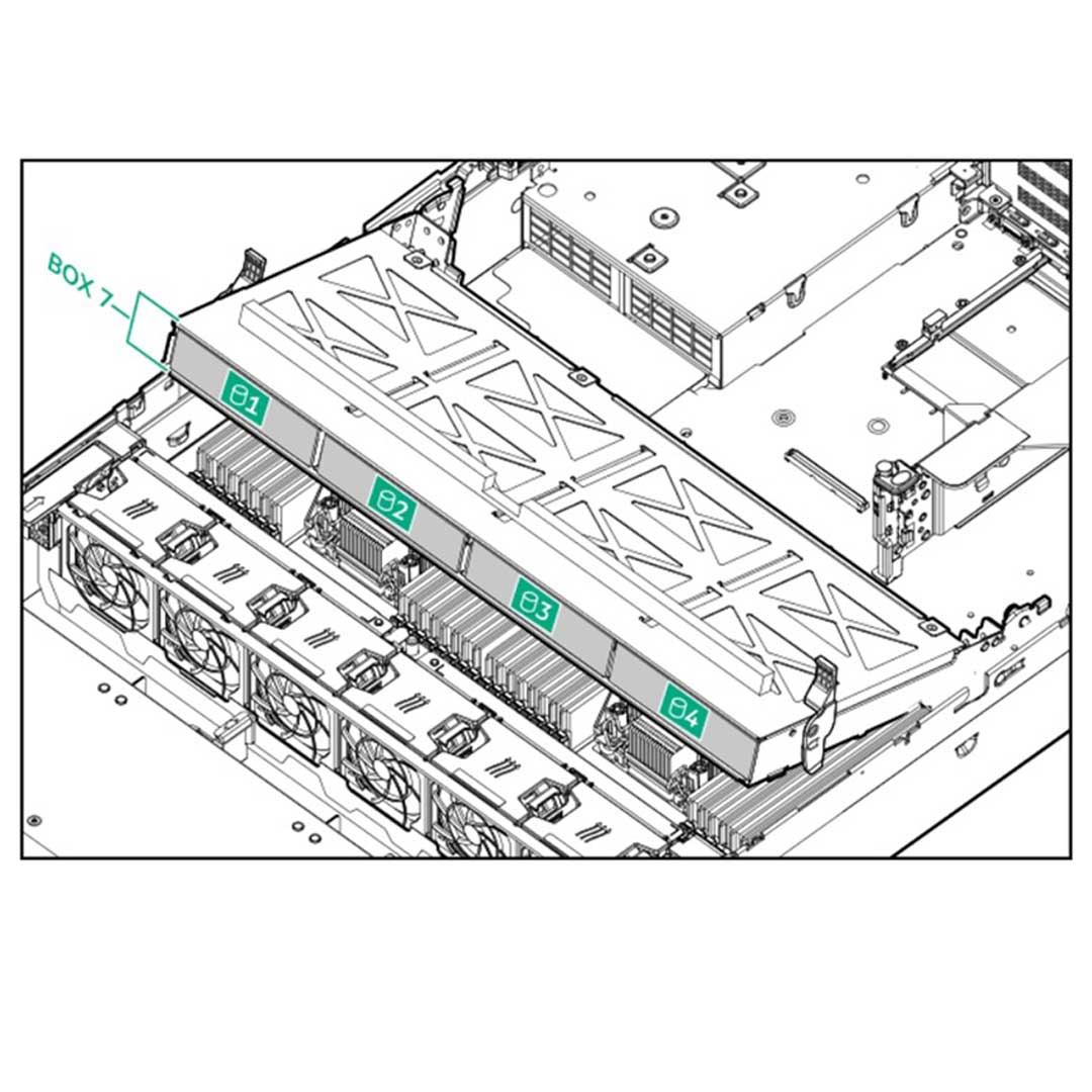 HPE Proliant Dl380 Gen11 4Lff Sas/Sata 12G Lp Midplane Drive Cage Kit | P48809-B21