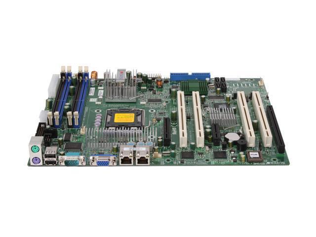 Supermicro PDSME+ Intel 3010 Socket LGA 775 FSB1066Mhz 4DDR2 SATA RAID Video Dual GbE Lan ATX Server Motherboard.
