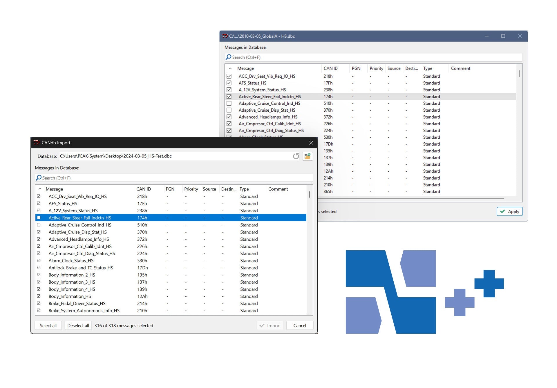 Bus Descriptions: Floating License - Add-In for PCAN Explorer 7