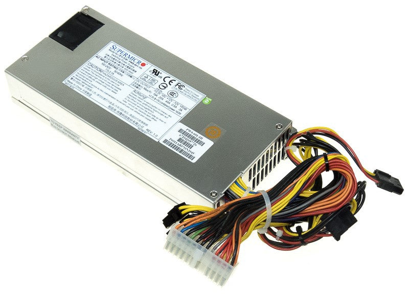 Supermicro 600W Model: PWS-601-1H 24Pins x 1 / 8Pins x1 /  4Pins x 2) 80+ Gold Power Supply - PWS-601-1H