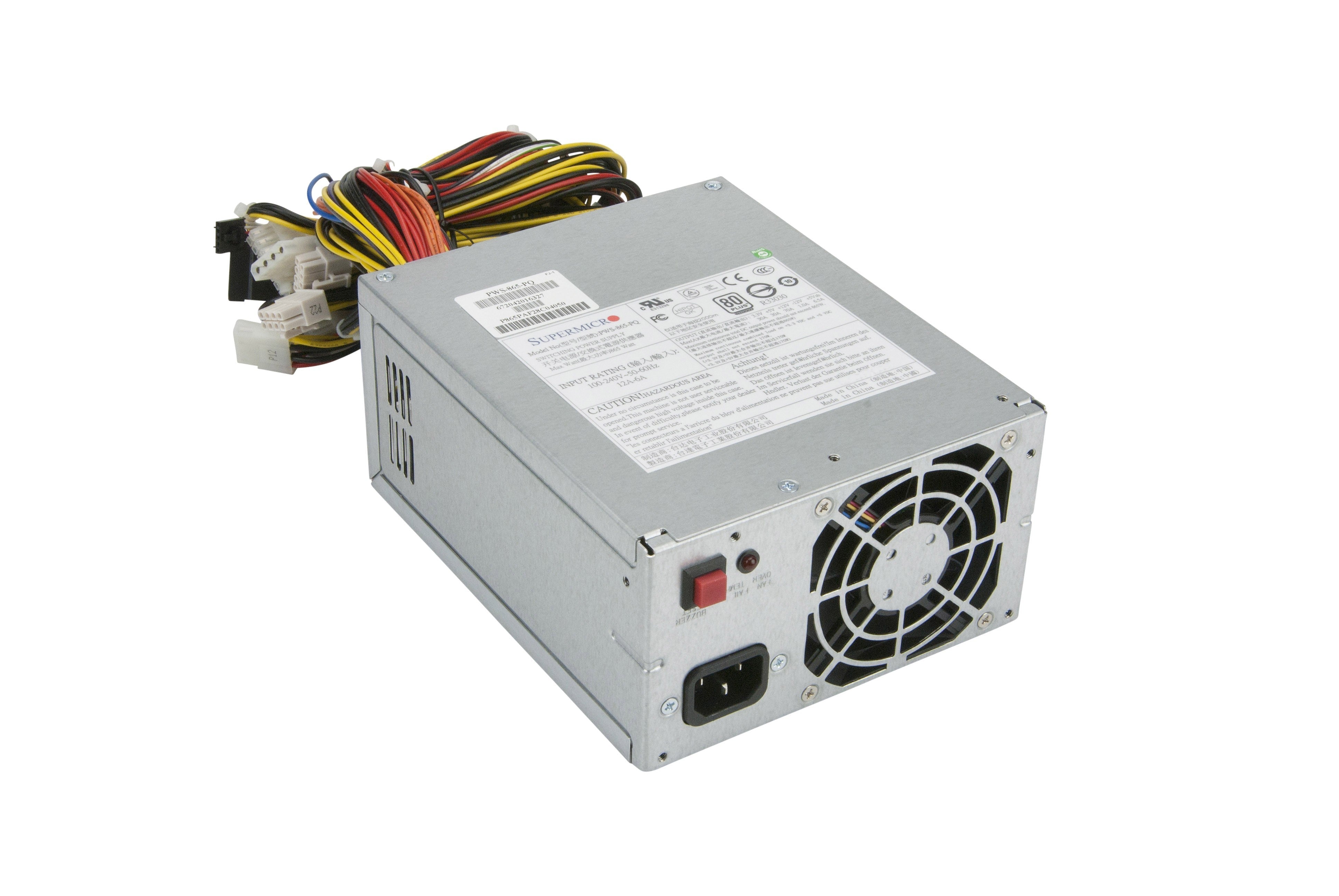 Supermicro 865W (PWS-865-PQ) EPS12V Super Quiet Server Power Supply - PWS-865-PQ