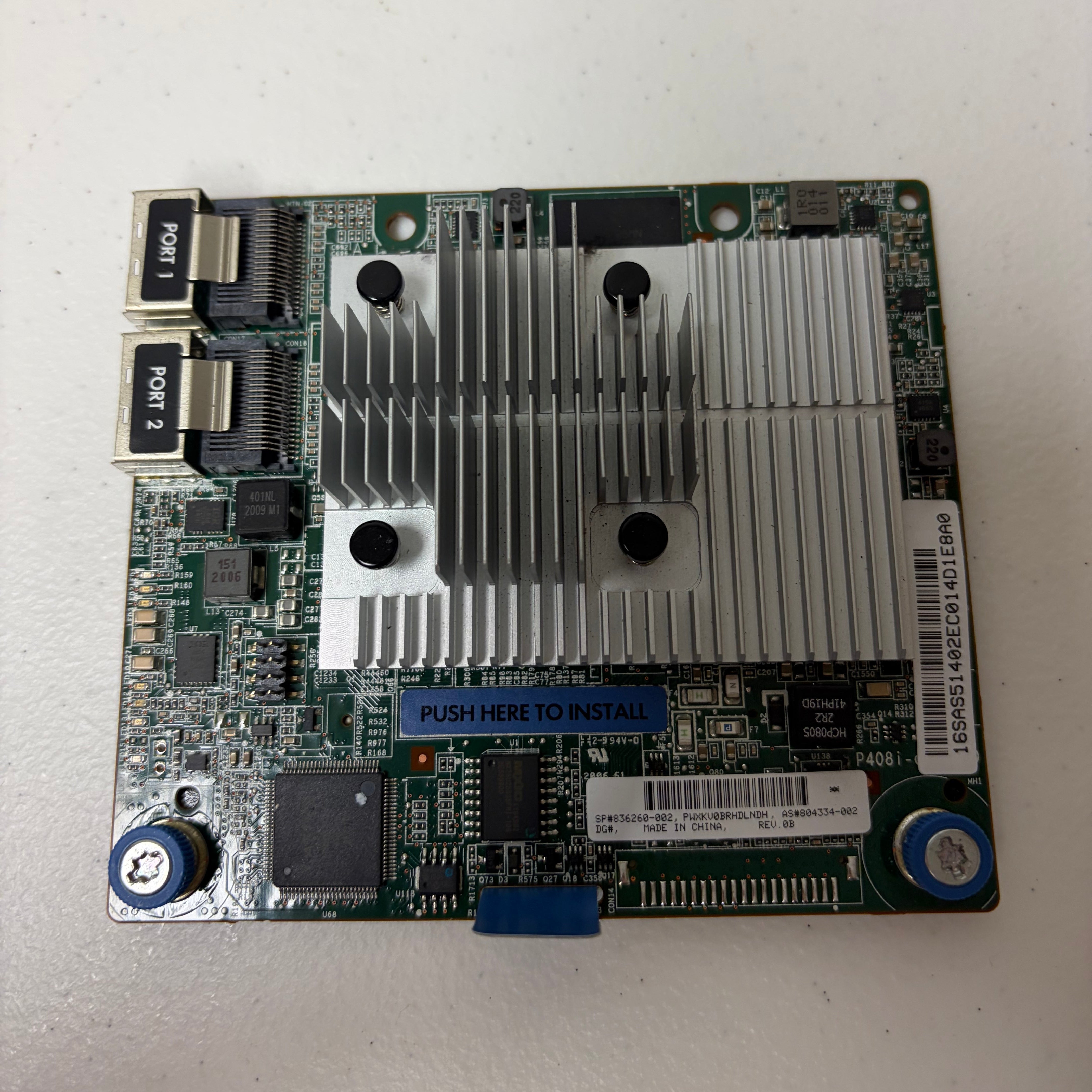 HPE 836260-002 804334-002 - Smart Array P408i-a SR Gen10 Controller | Alo Tech Solutions