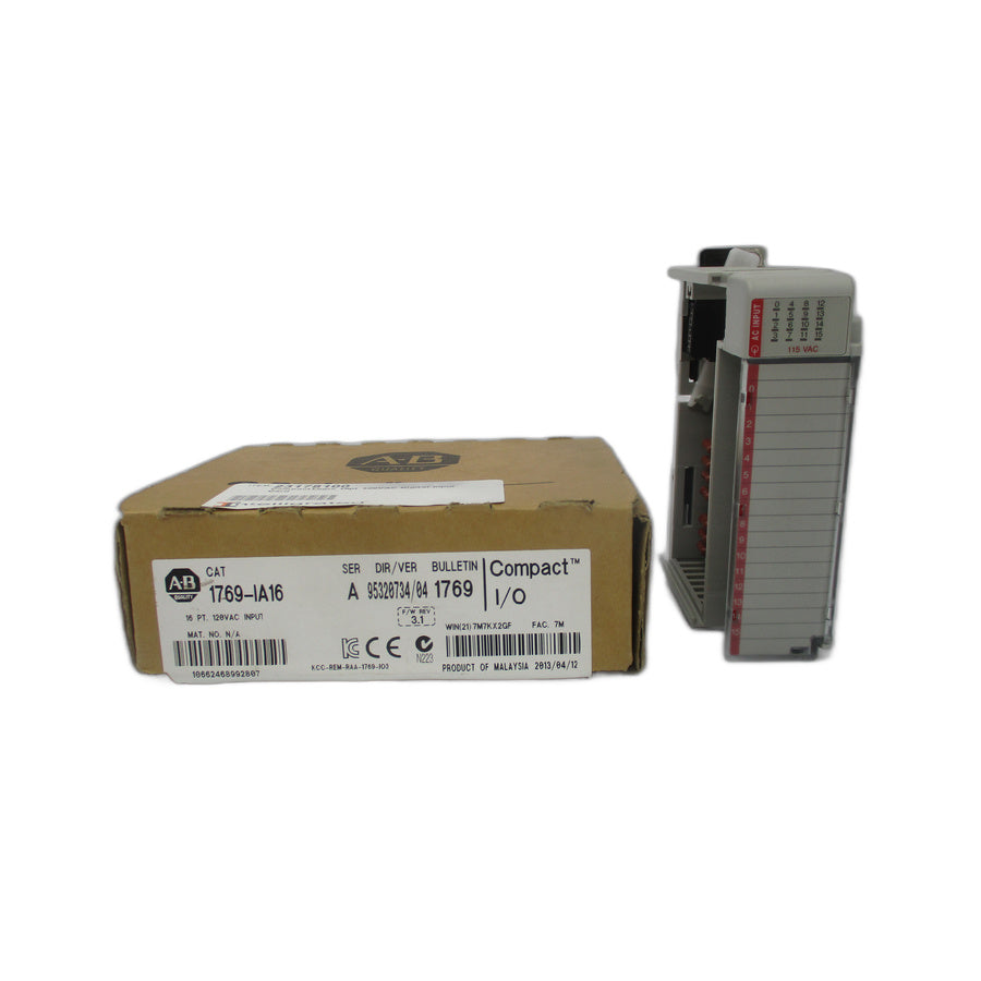 ALLEN BRADLEY 1769-IA16 SER. A F/W 3.1 79-132VAC NSMP