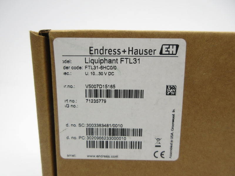 ENDRESS+HAUSER FTL31-6HC0/0 10-30VDC NSMP