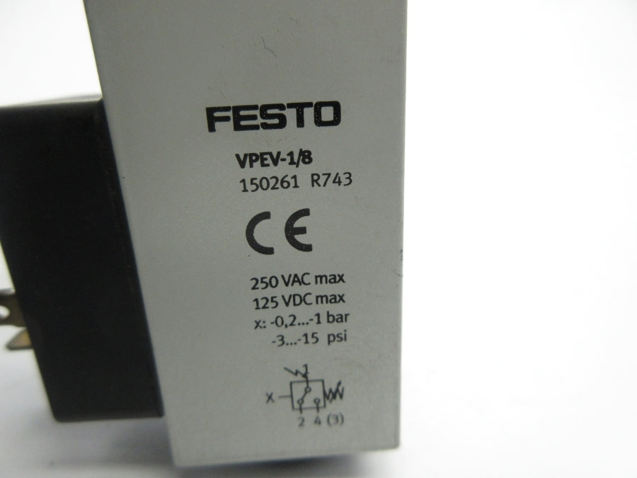 FESTO VPEV-1/8 150261 250VAC NSNP