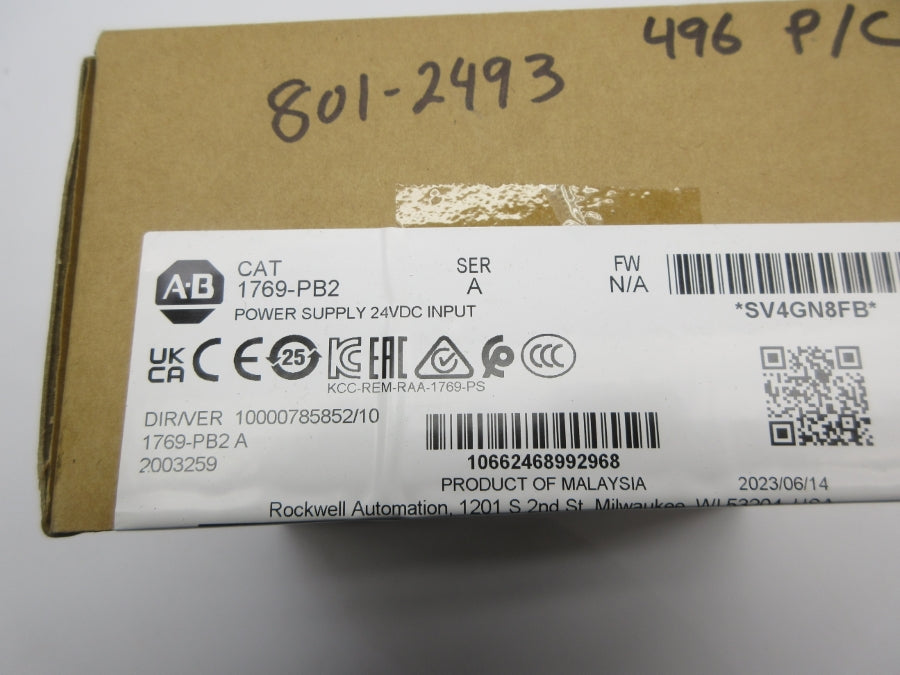ALLEN BRADLEY 1769-PB2 SER. A 24VDC DATE: 2023 NSFS