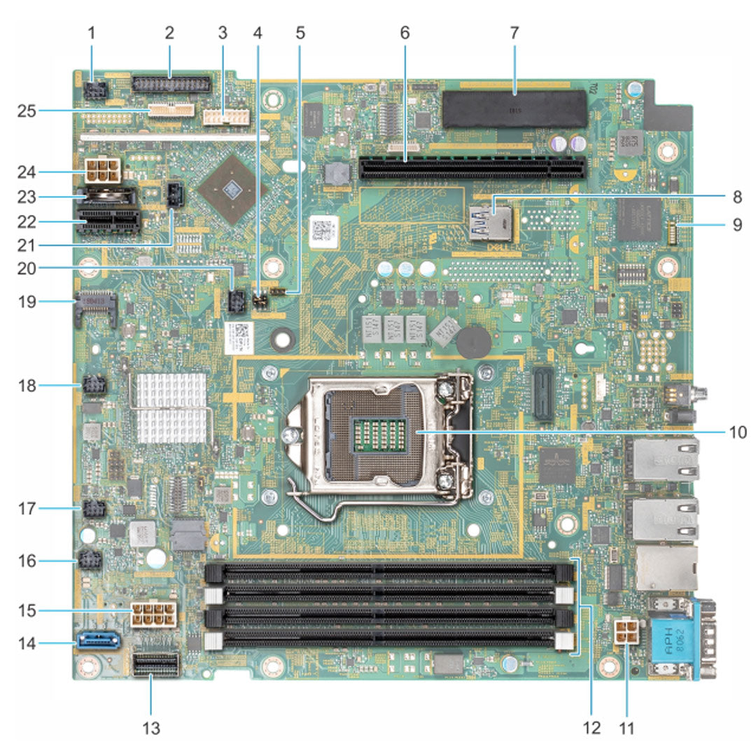 G7MDY — System Board Motherboard | Dell PowerEdge R340