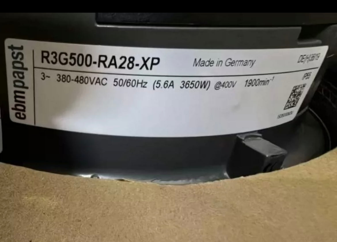 R3G500-RA28-XP Ebmpapst  Fan 5.4A