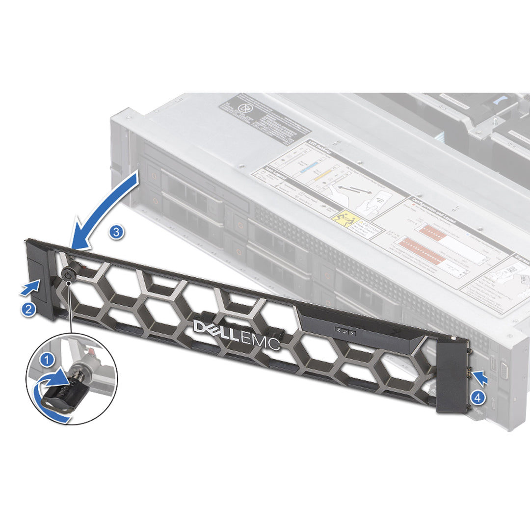 Dell 2U Bezel | 25VT1 | R740 R750 R760 R840 R7625 R7525 R7515 R7615