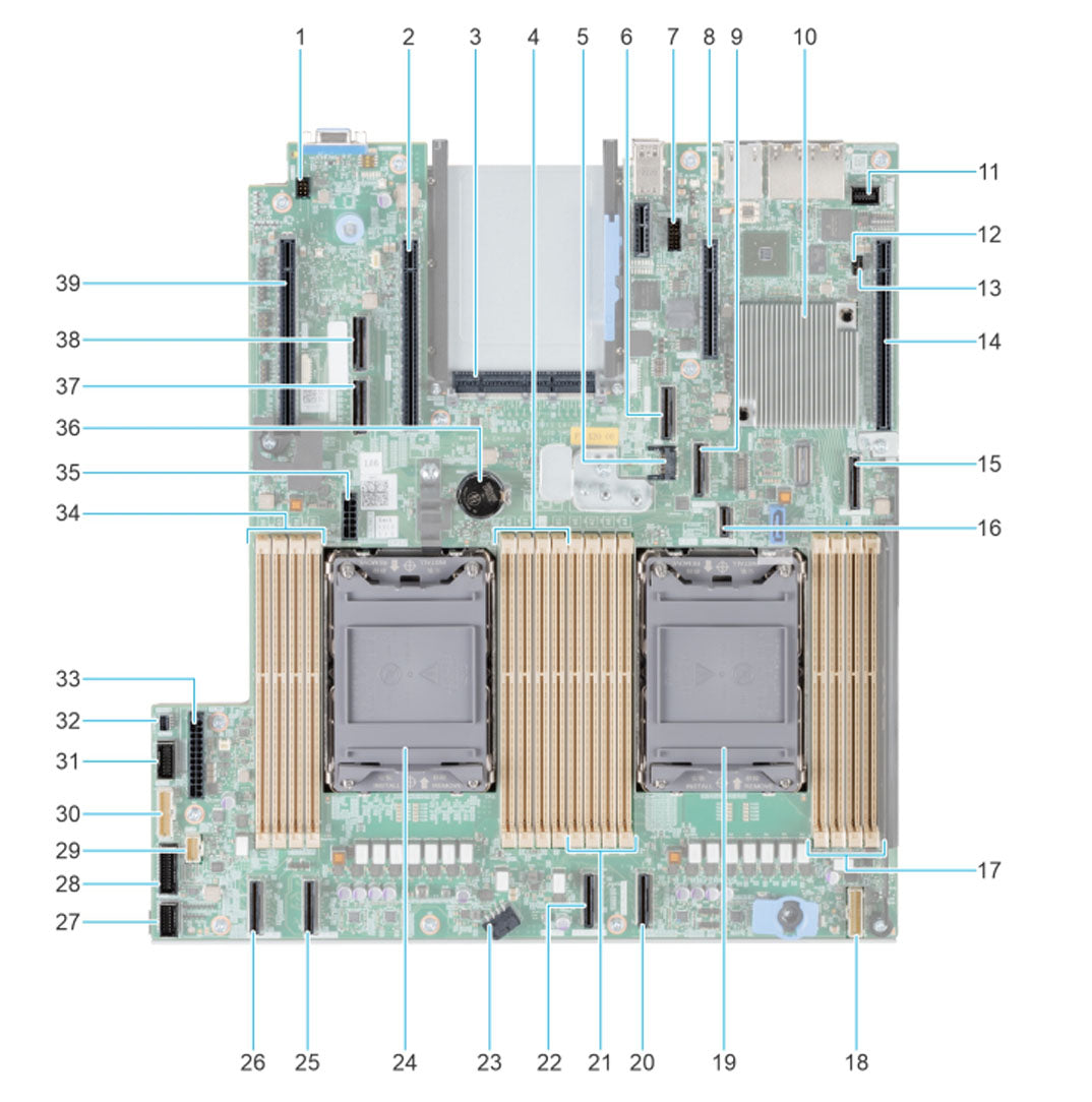 T0KGG — System Board Motherboard | Dell PowerEdge R750xs