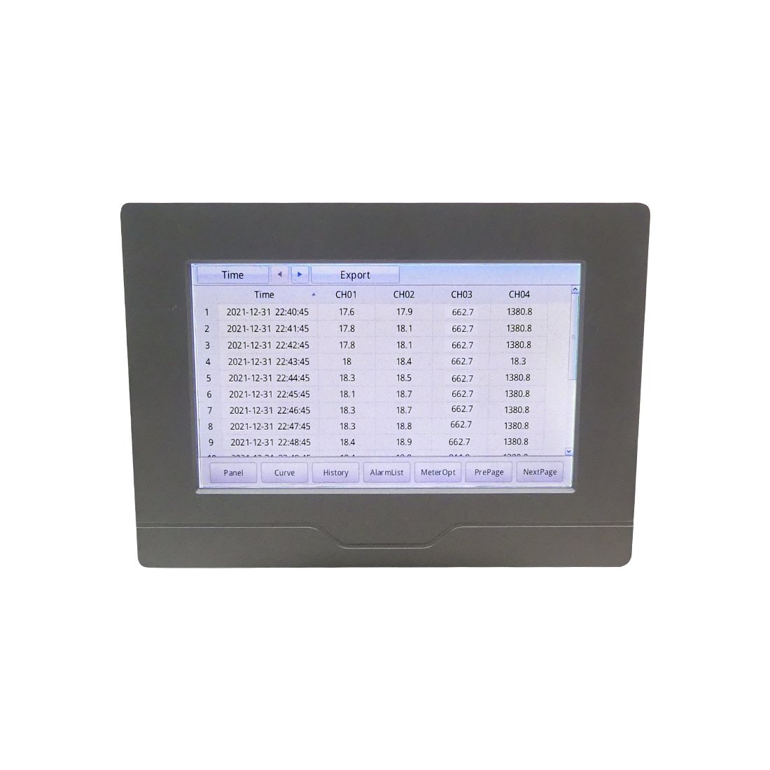 RDP15 Paperless Recorder/Data Logger for Up to Four Thermocouples, RTDs or Process Signals with 5 Inch Display