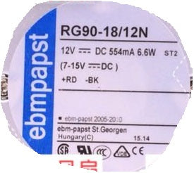 RG90-18/12N ebm papst cool fan