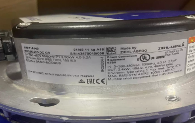 ZIEHL-ABEGG RH35C-ZID.DC.CR Centrifugal Fan