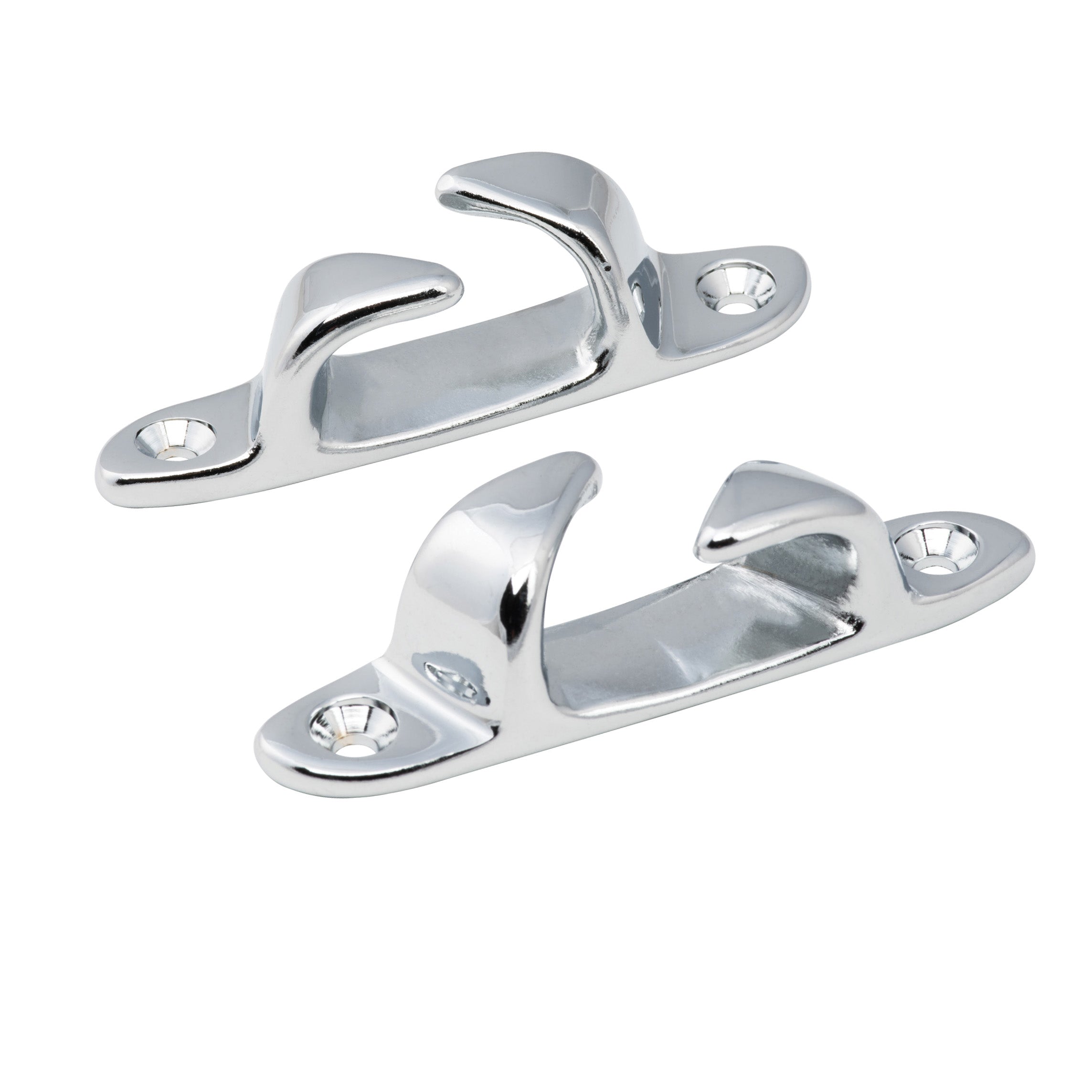Whitecap S-0982 5-1/2" Cp/Brass Skene Bow Chock Pair