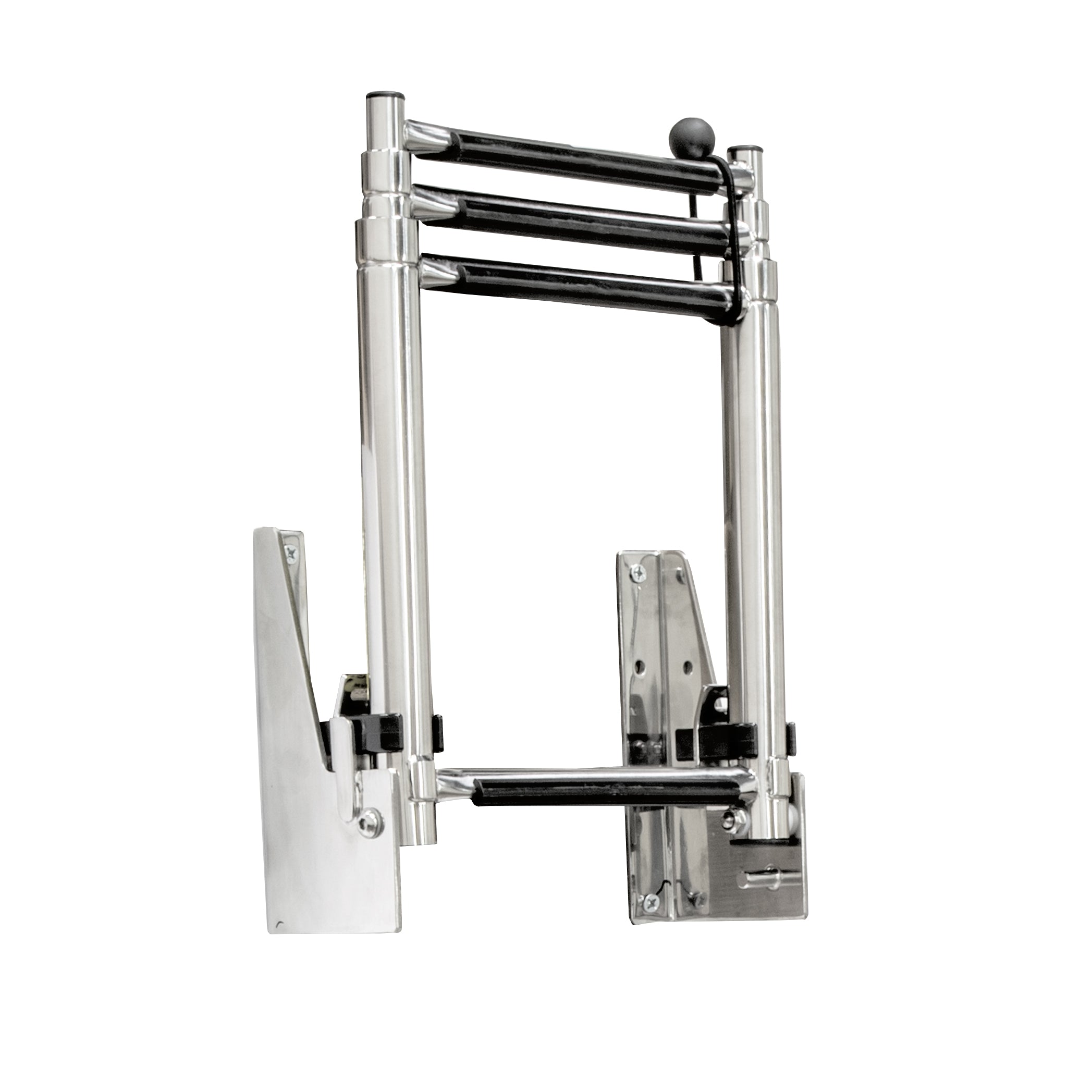 Whitecap S-1857 Stainless Steel Telescoping Transom Mount Ladder - 4 Step