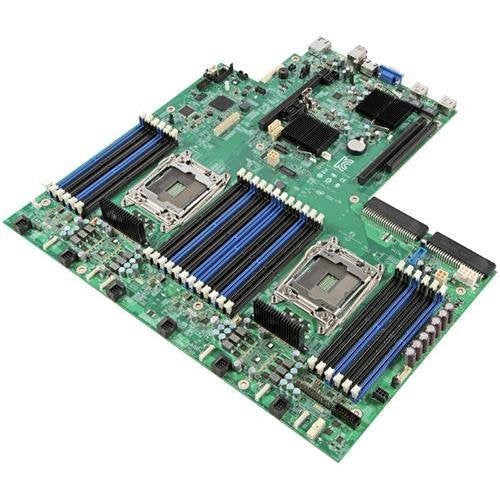 Intel S2600WT2 (PBA# H21573-XXX) Intel Chipset Socket R3 (LGA2011-3) Proprietary Form Factor 2 x Processor Support DDR4 RAID Supported Controller Video Chipset Server Motherboard - S2600WT2.