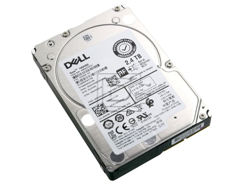 Seagate ST2400MM0159 RWR8F 0RWR8F 1D0F5 01D0F5 1XK233-151 1XK233-154 Dell 2.4TB SAS Hard Drive ME4 / ME5 Image 1 image