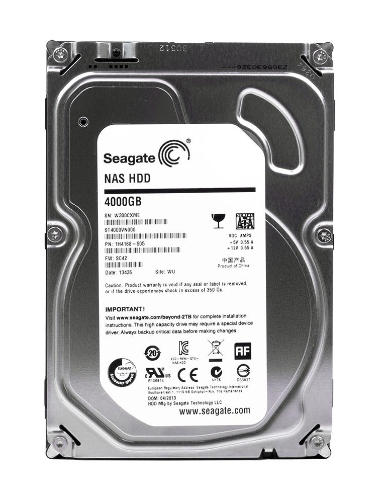 ST4000VN000 | Seagate NAS HDD 4TB 5900RPM SATA 6GB/s 64MB Cache 3.5-inch Hard Drive