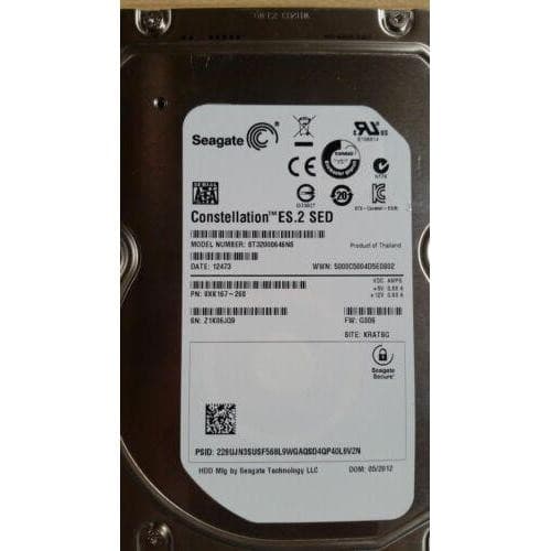 Seagate ST32000646NS Constellation ES.2 2TB 64MB 7.2k 3.5" SATA Hard Drive 763649028254-FoxTI
