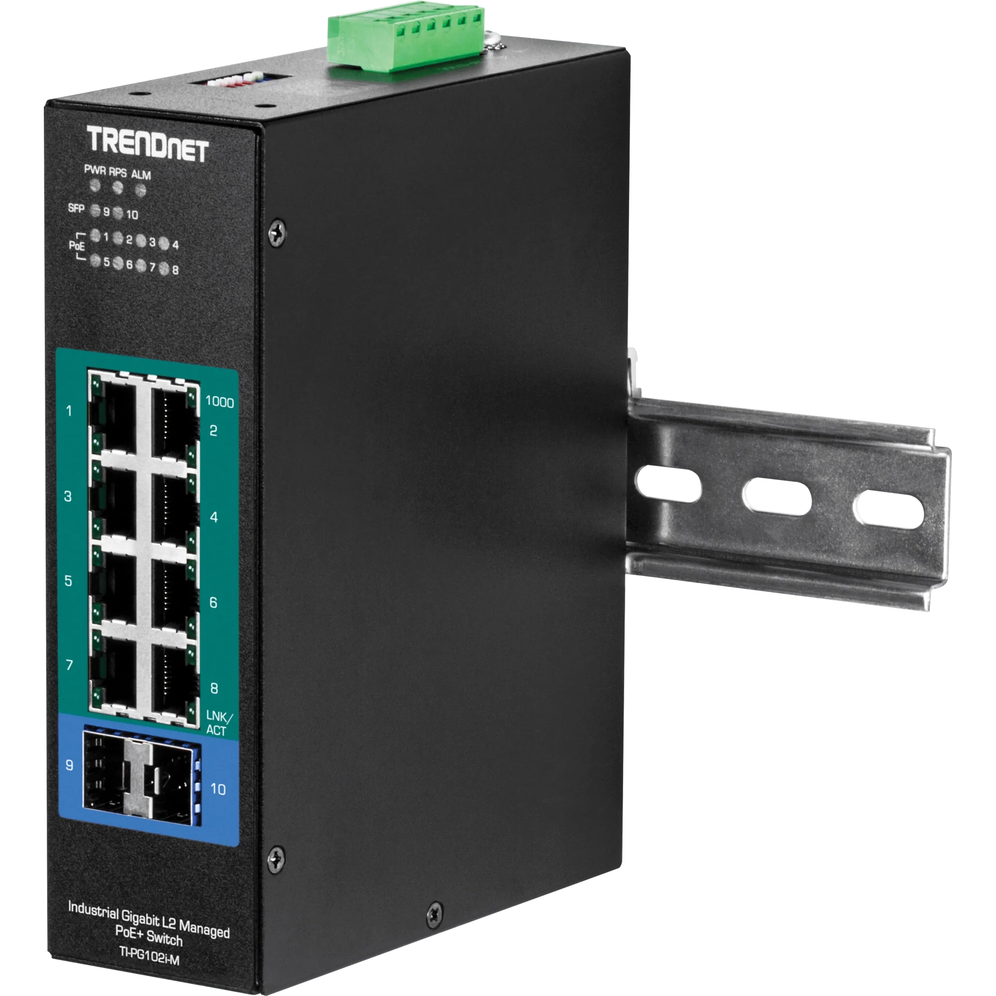 TRENDnet TI-PG102i 10-Port Industrial Gigabit L2
