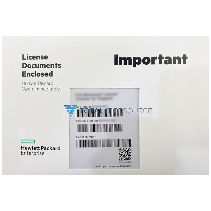 E6U64ABE HPE iLO 5 Advanced License Key 3yr Support