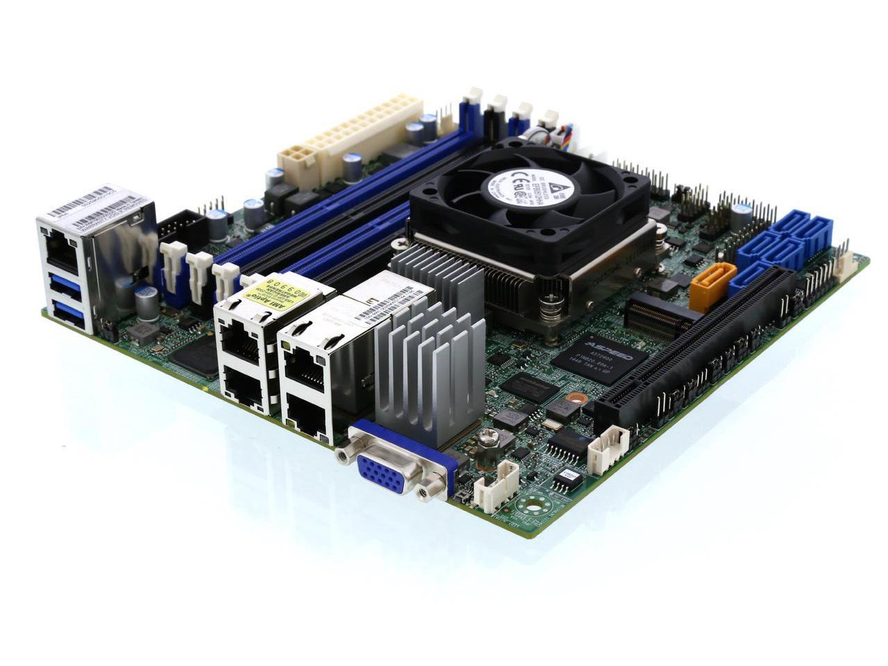 Supermicro X10SDV-TLN4F Mini ITX Xeon Processor D-1541 Socket FCBGA 1667 Server Motherboard