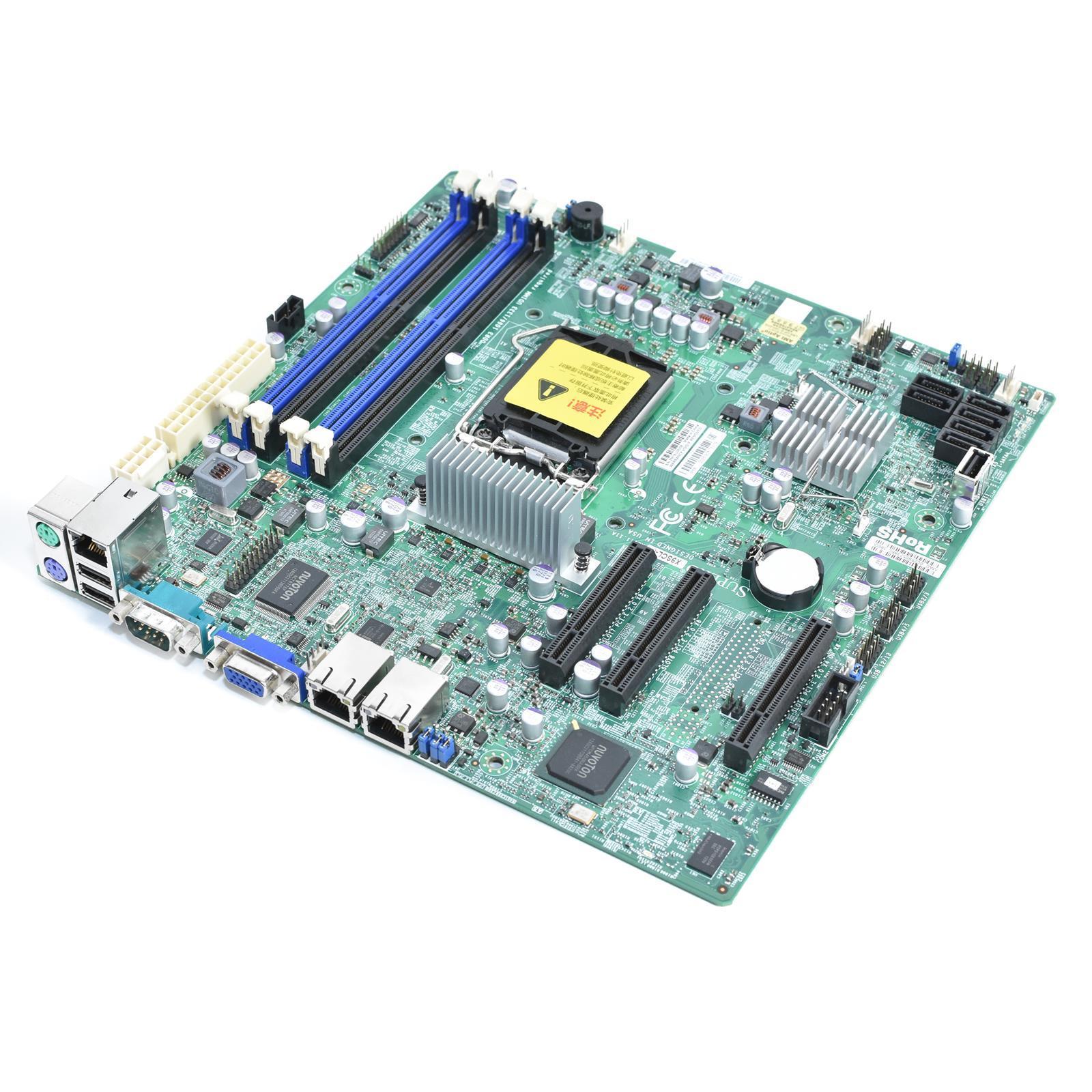 Supermicro X9SCL-F Intel Socket LGA1155 DDR3 SATA 3.0Gb/s PCI Express Server Motherboard.