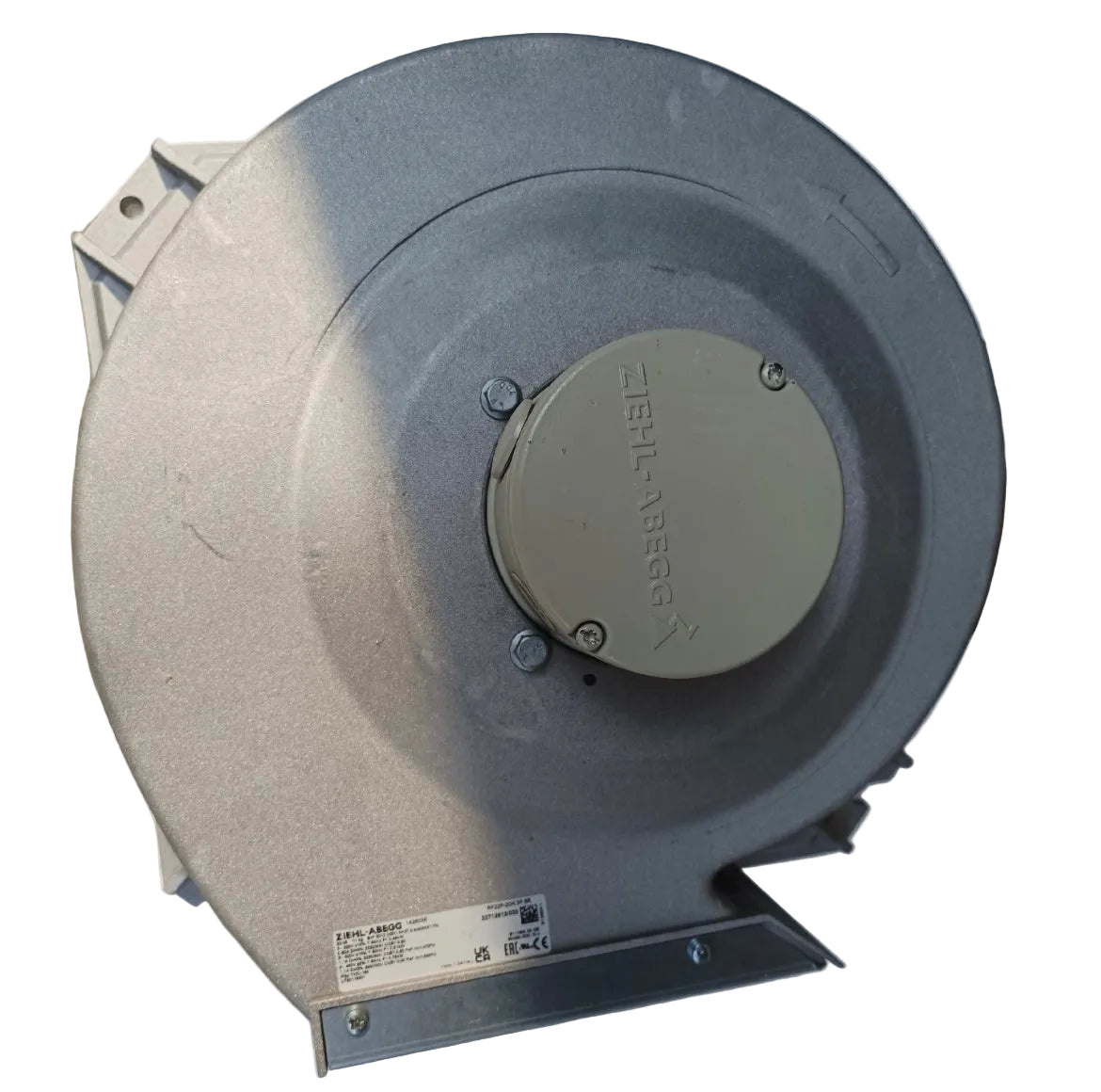 ZIEHL-ABEGG RF22P-2DK.3F.5R Centrifugal Fan for Siemens Inverter | 0.49/0.76kW 3~400V 2230/2550rpm with Housing